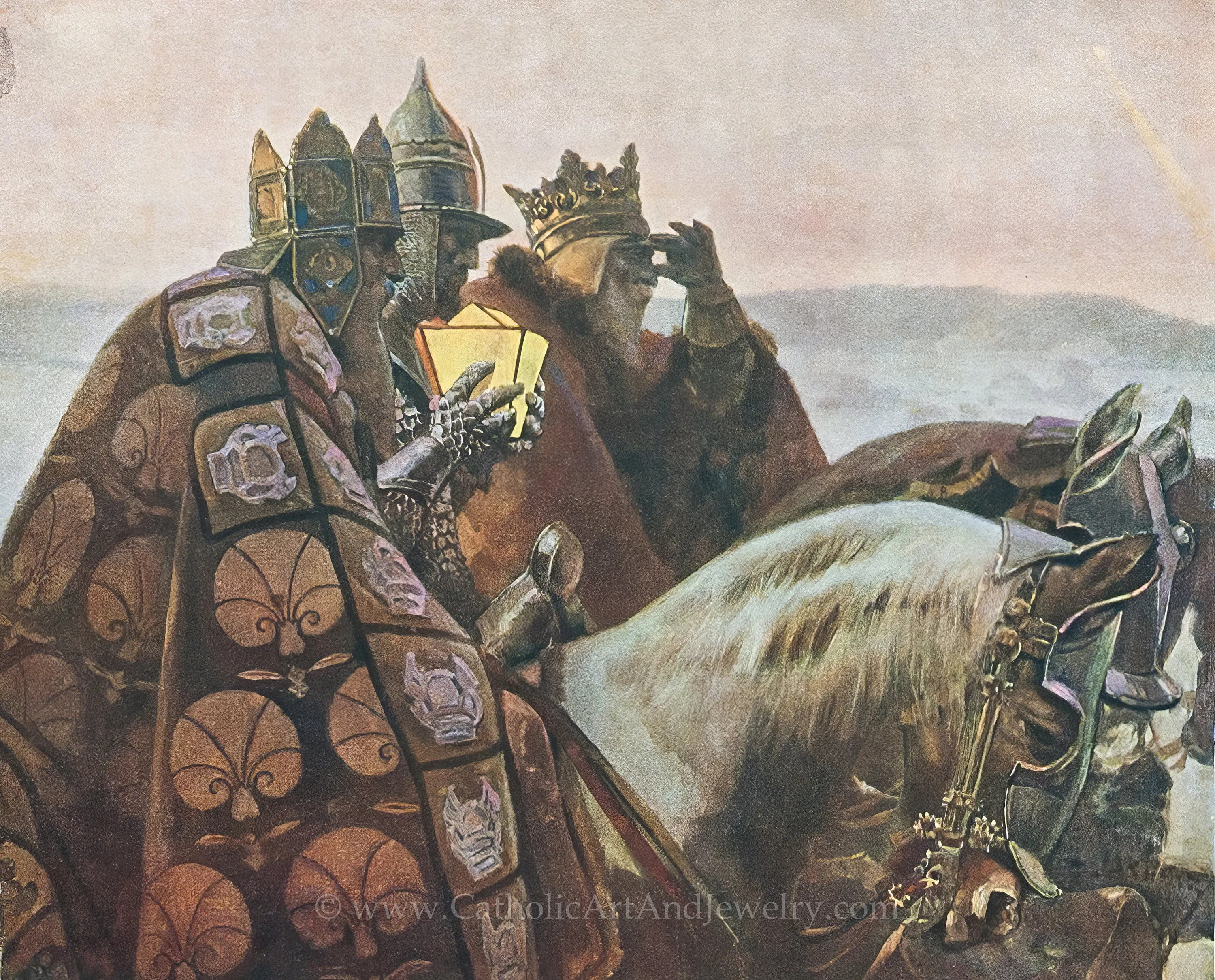 New! 12 Saints–Separate 8.5x11 Prints–Each or as a Set–God's Year (“Boży Rok”)–Piotr Stachiewiczt–Vintage Catholic Art Prints–Archival Quality