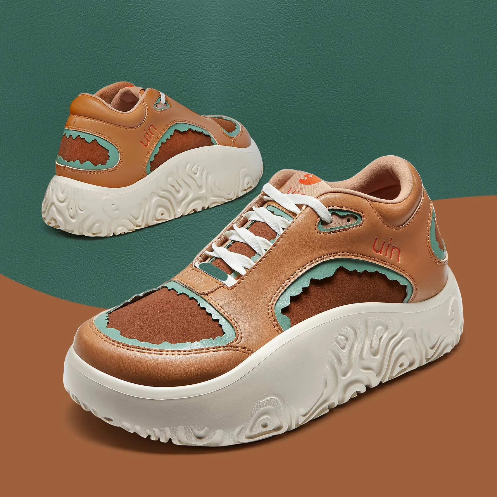 Oak Brown White Vigo V Men