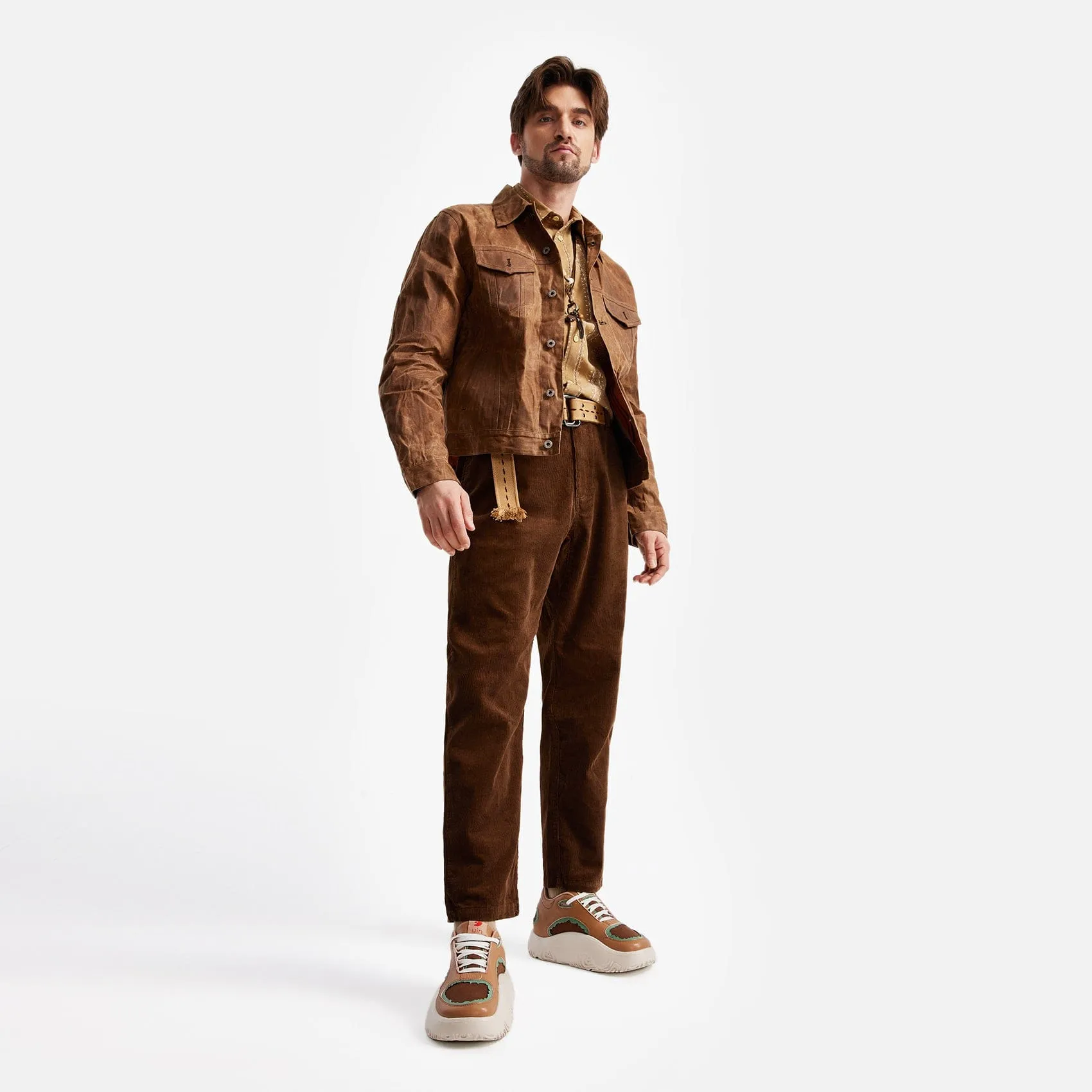 Oak Brown White Vigo V Men