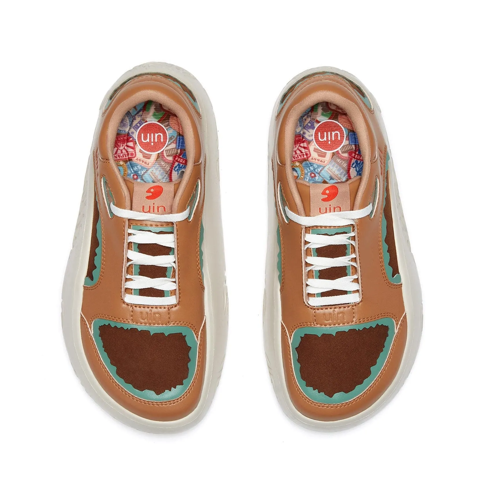 Oak Brown White Vigo V Men