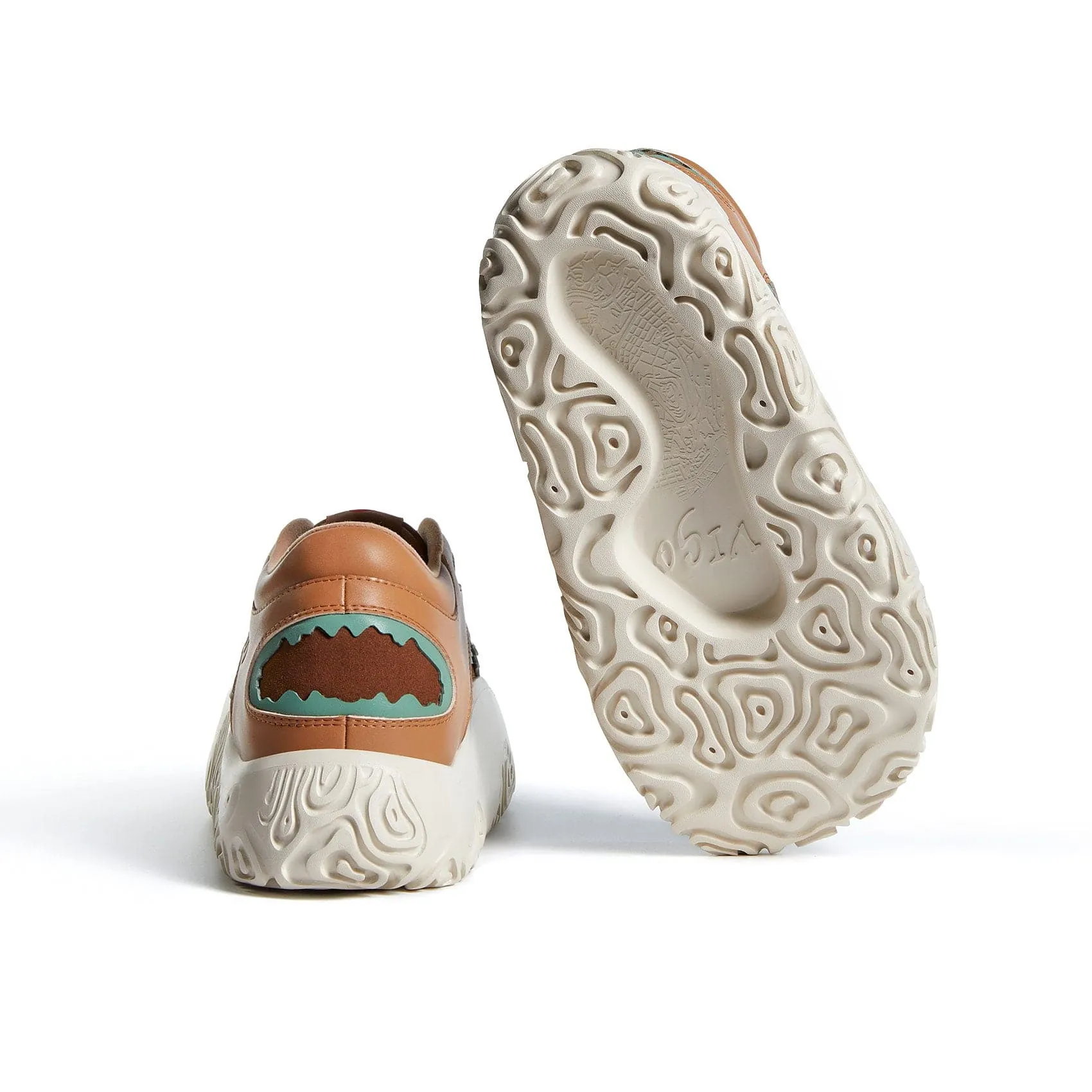 Oak Brown White Vigo V Men