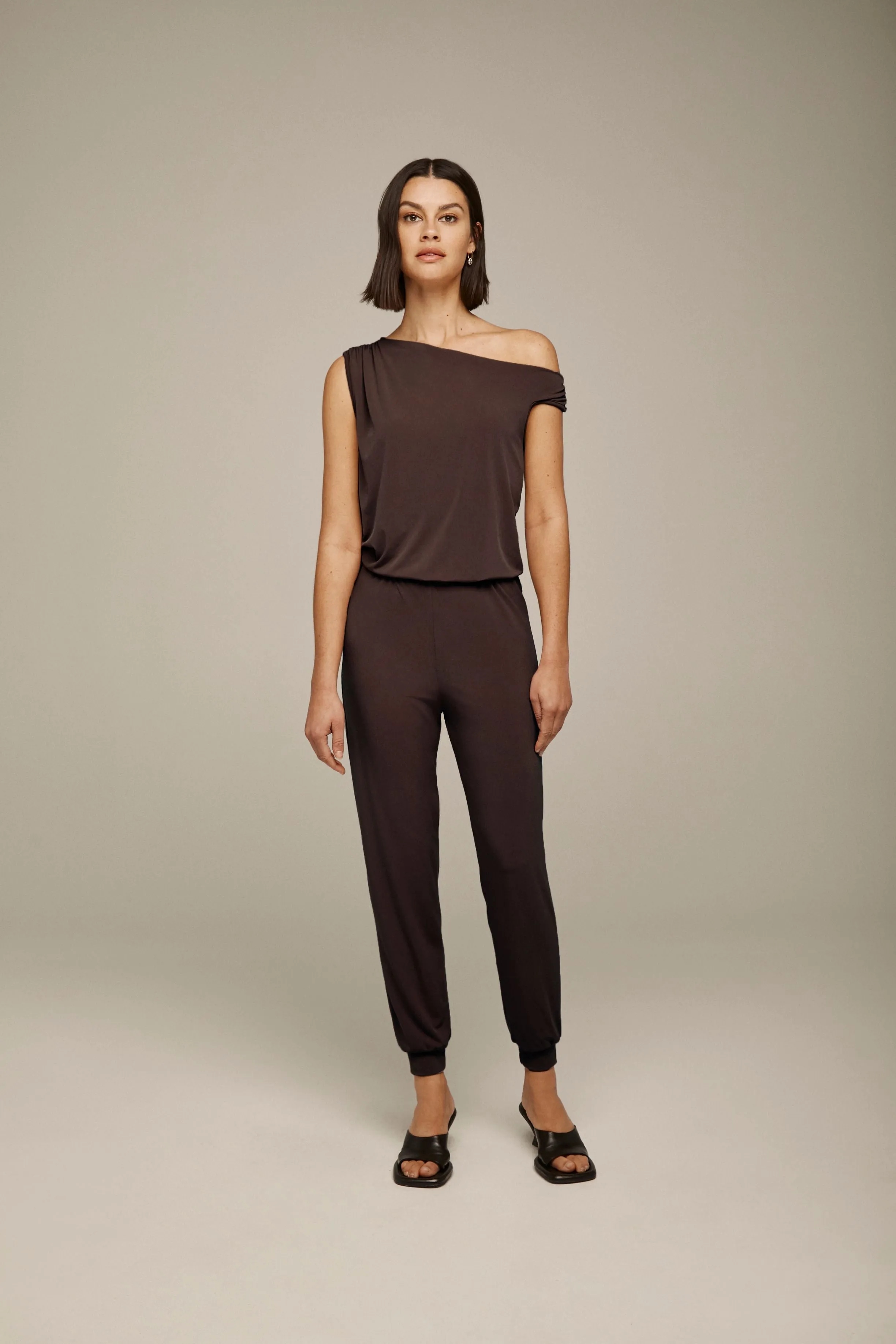One Shoulder Jumpsuit