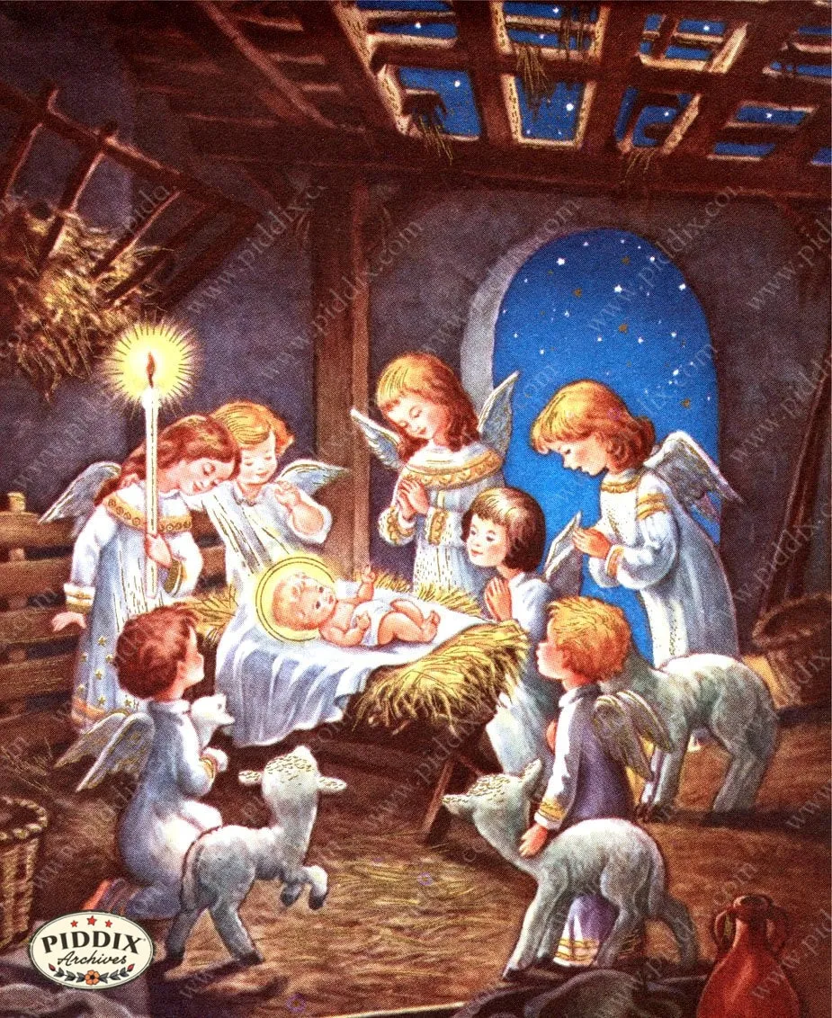 PDXC10101 -- Christmas Manger, Wise Men, Virgin Mary