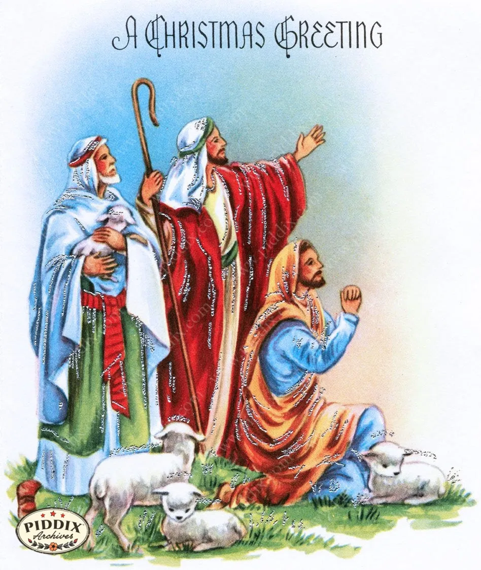 PDXC10120a -- Christmas Manger, Wise Men, Virgin Mary