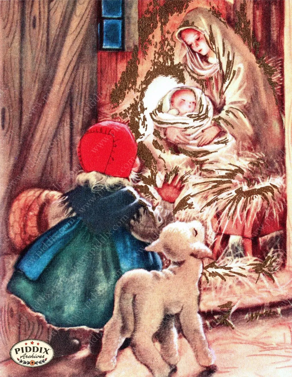 PDXC10144 -- Christmas Manger, Wise Men, Virgin Mary