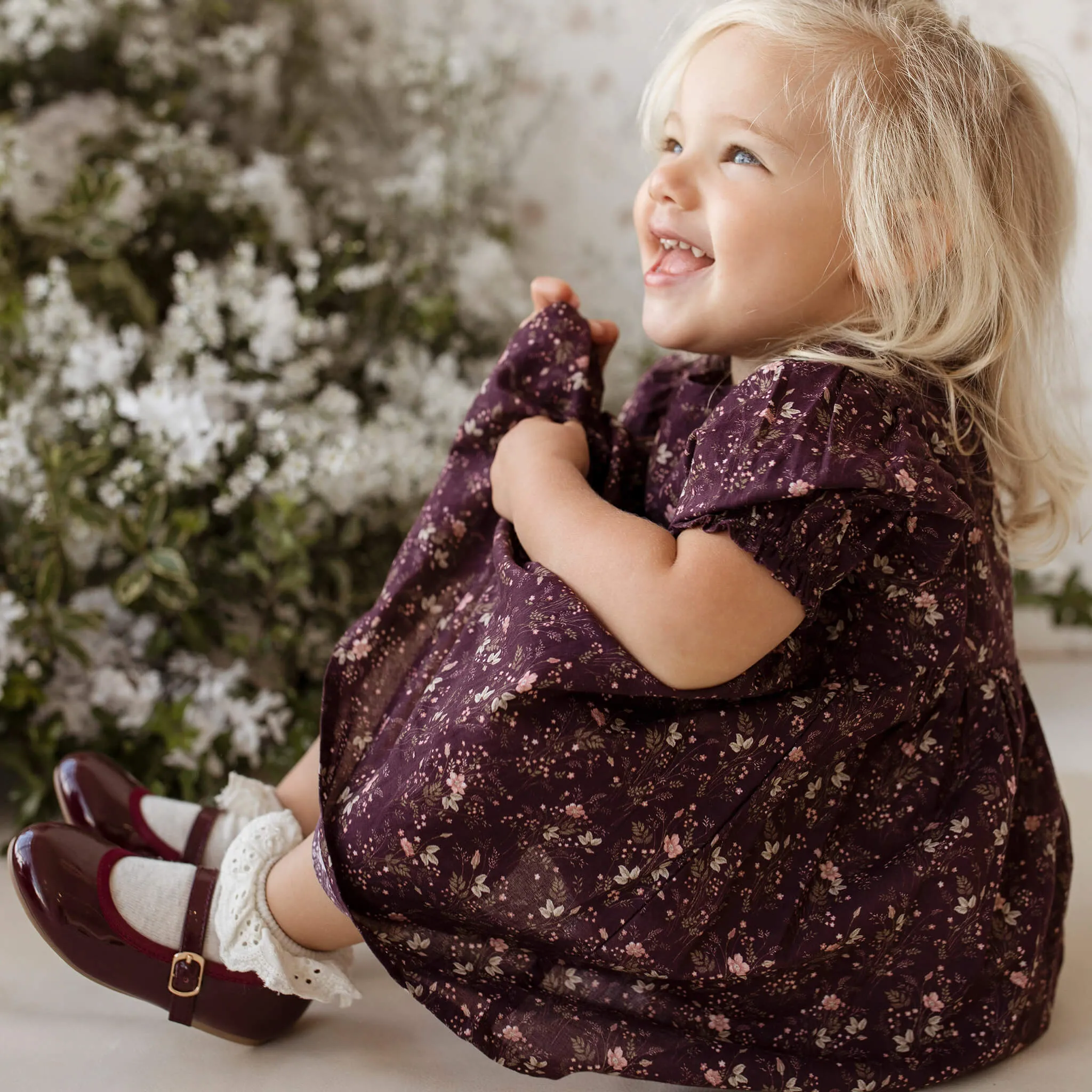 Penny Dress aus 100% Bio-Baumwolle -  Luna Floral Kollektion