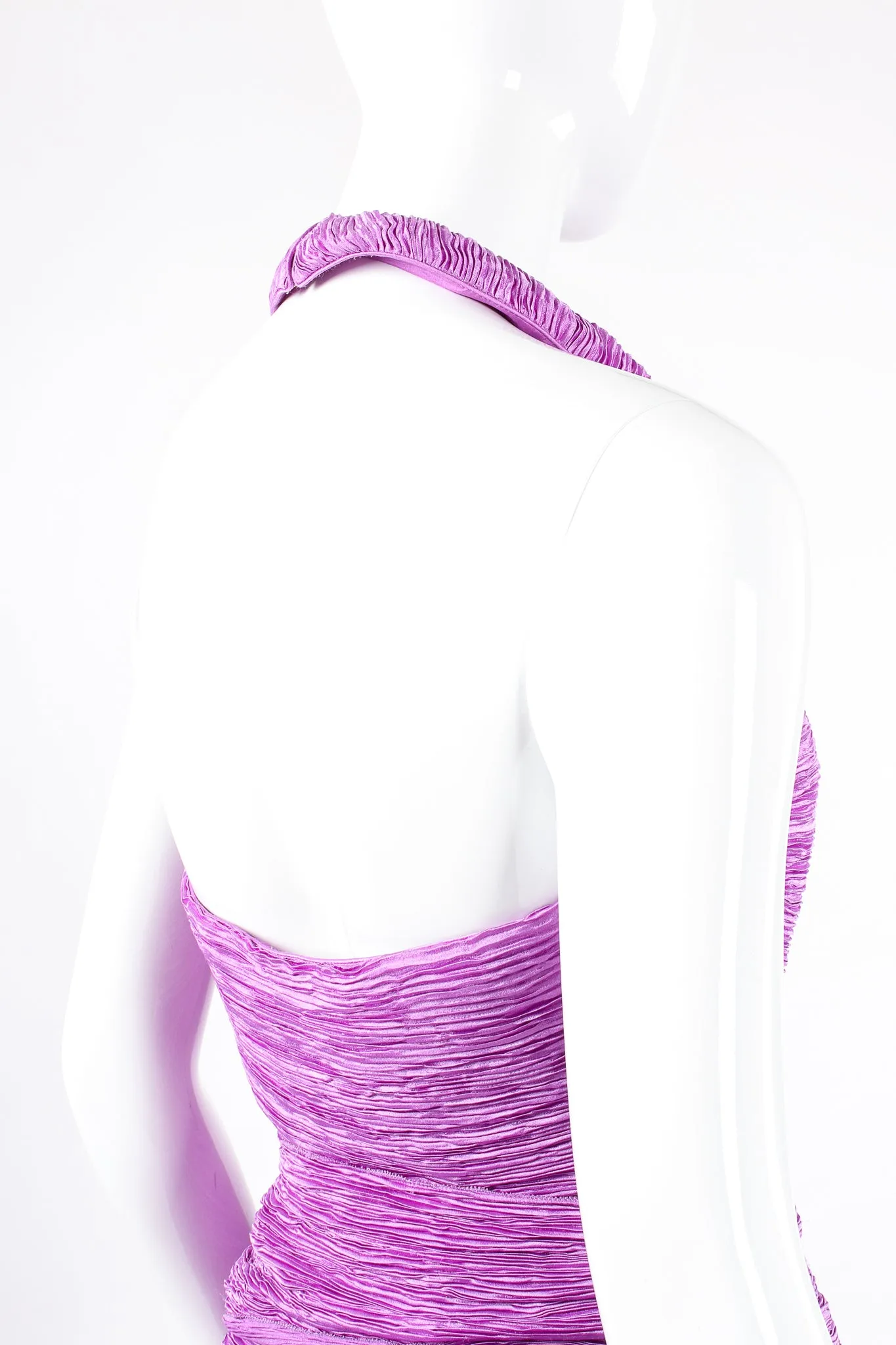 Pleated Halter & Wrap Skirt Set