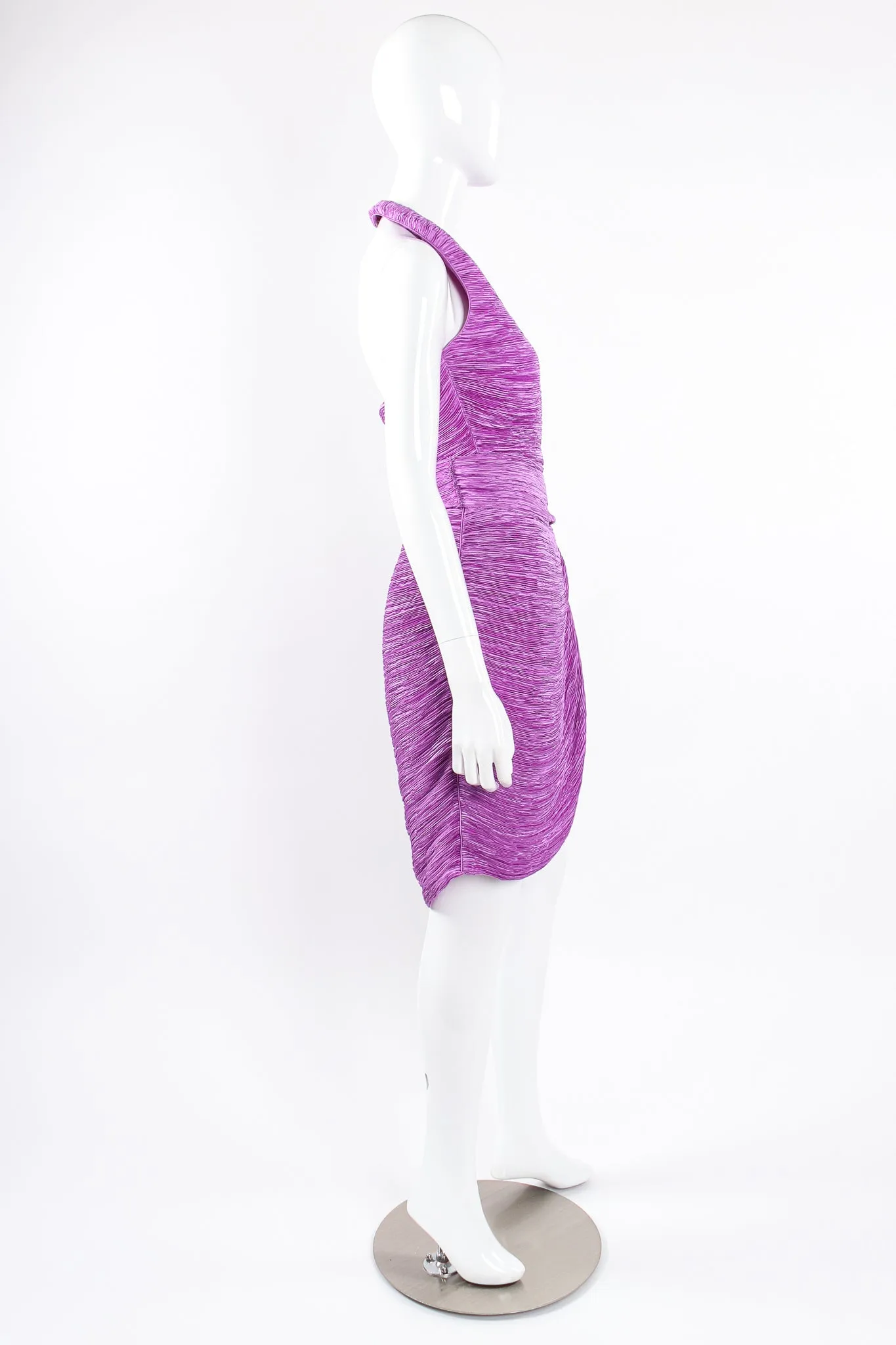 Pleated Halter & Wrap Skirt Set