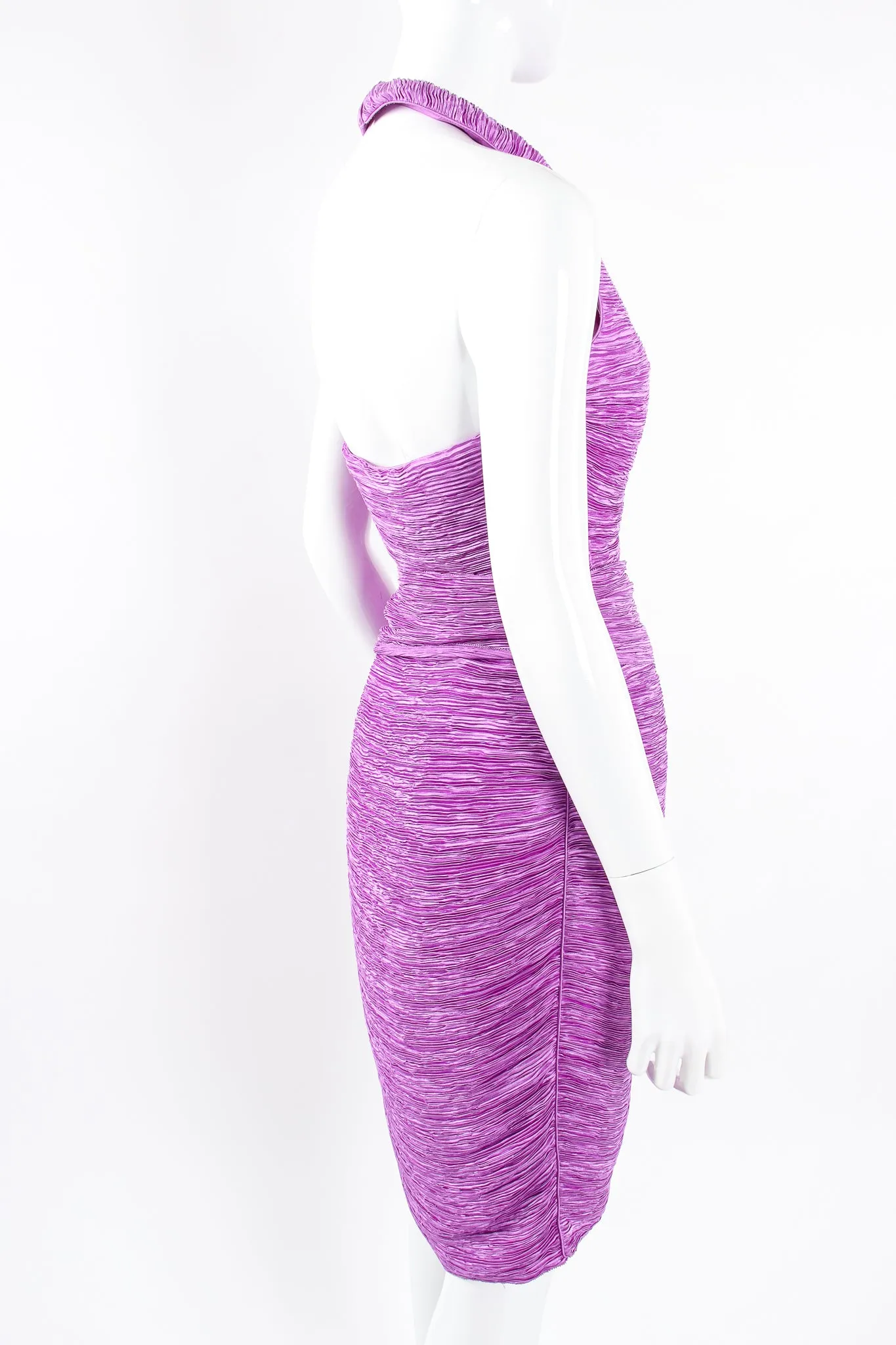 Pleated Halter & Wrap Skirt Set