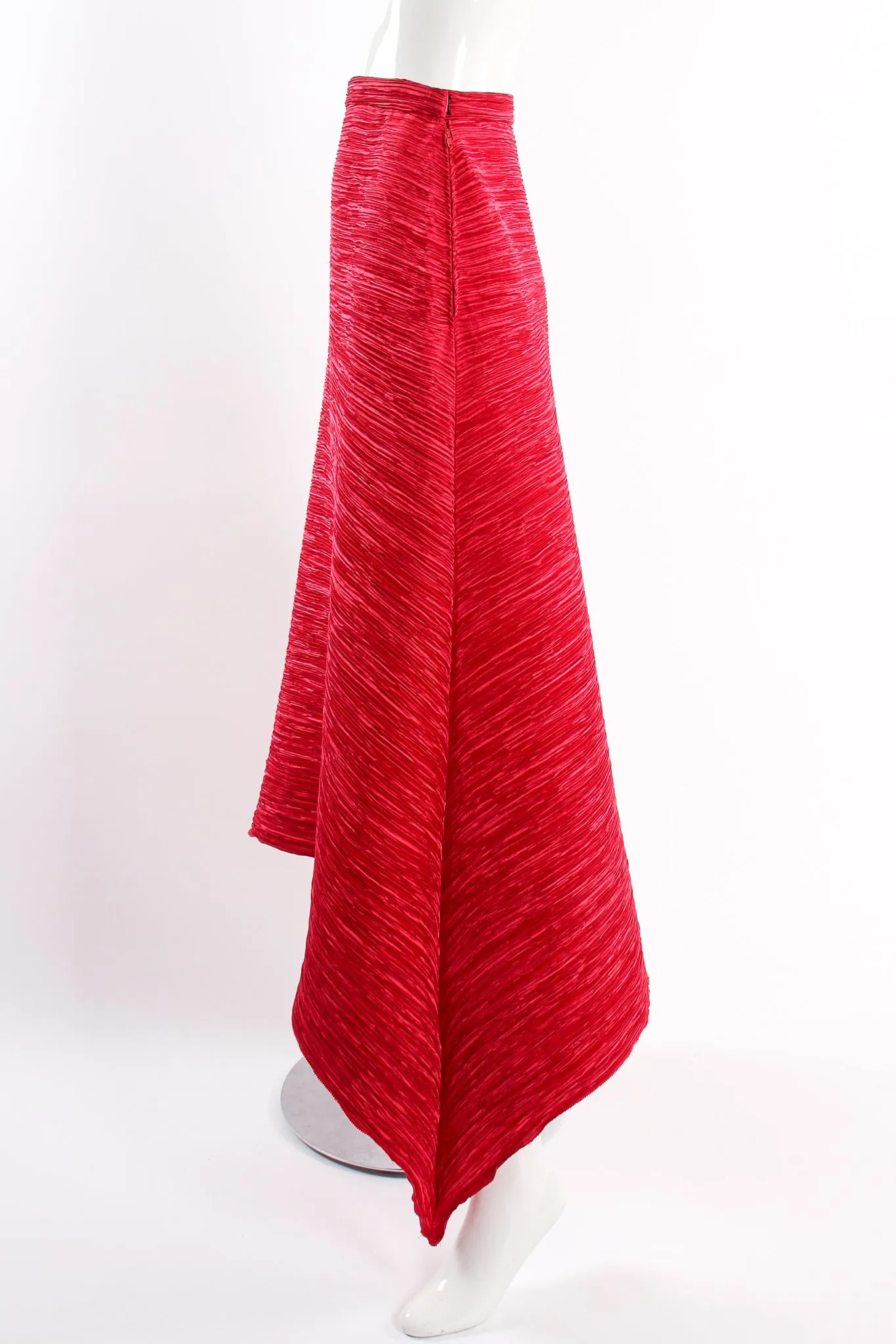 Pleated Handkerchief Skirt