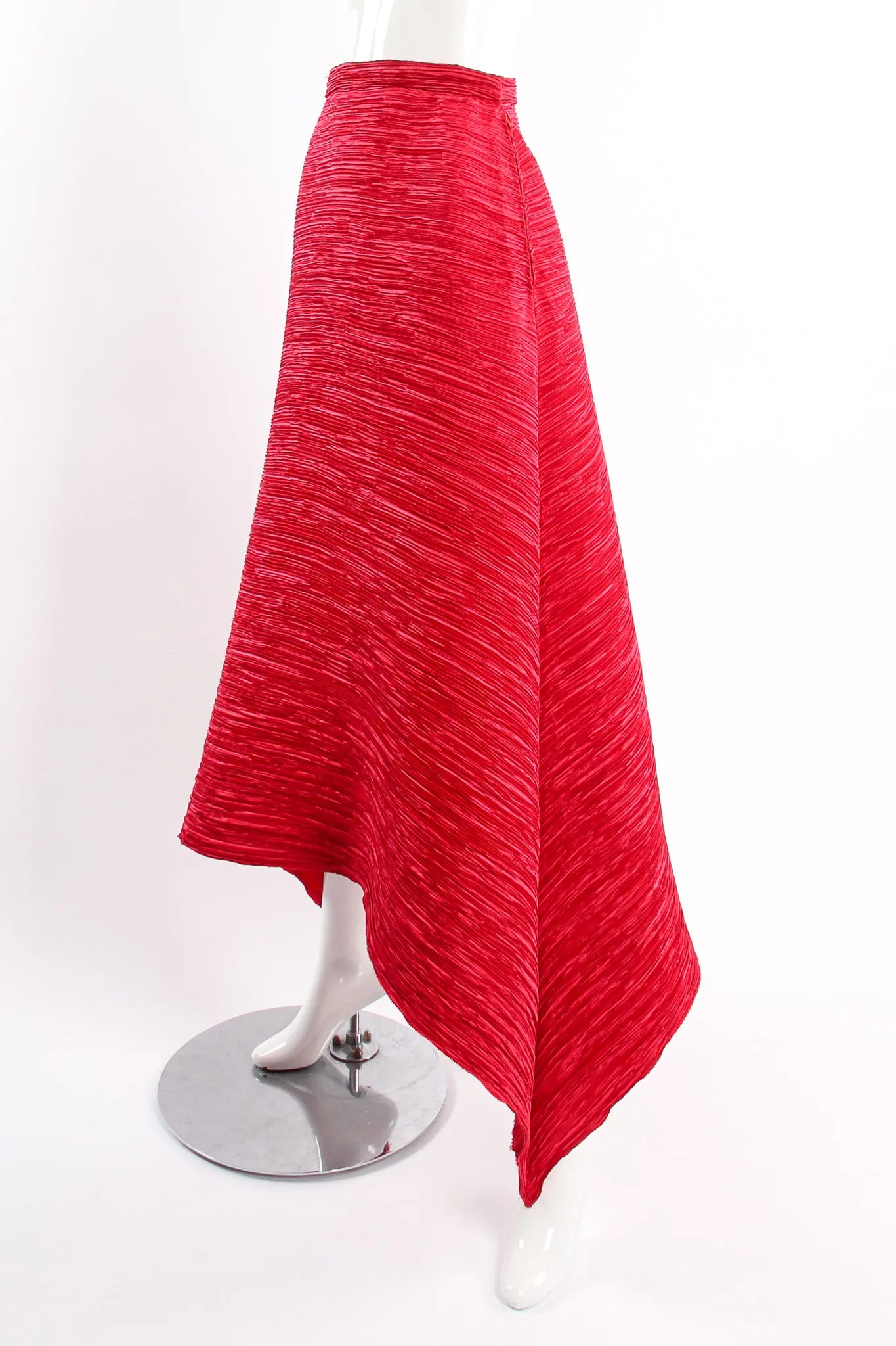 Pleated Handkerchief Skirt