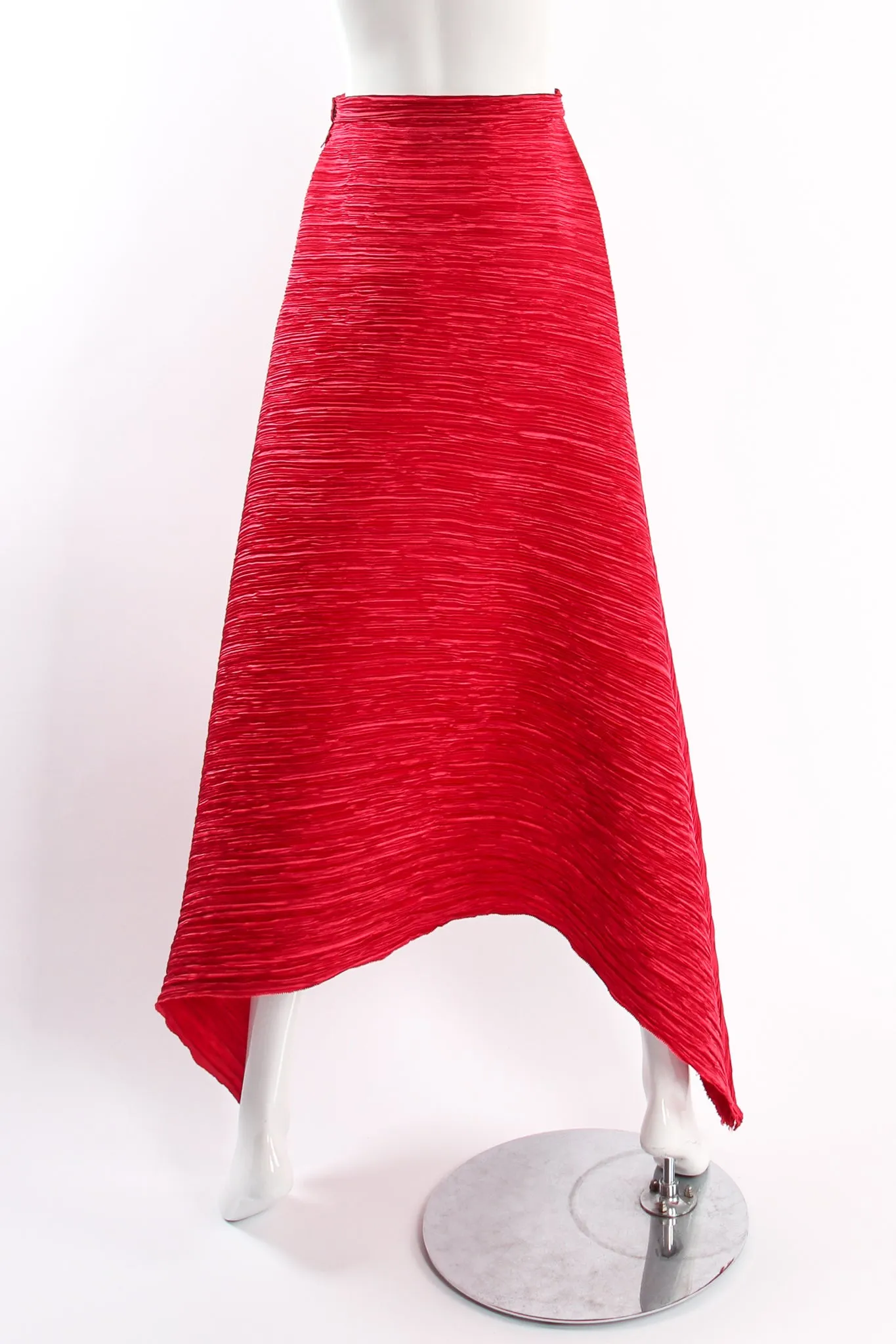 Pleated Handkerchief Skirt