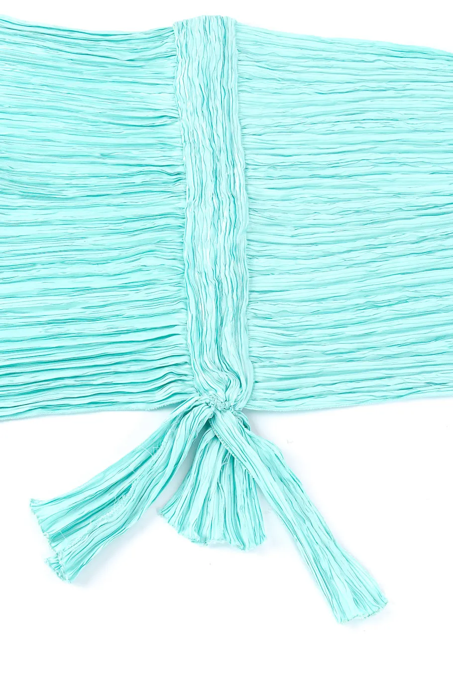 Pleated Strapless Gown & Sash
