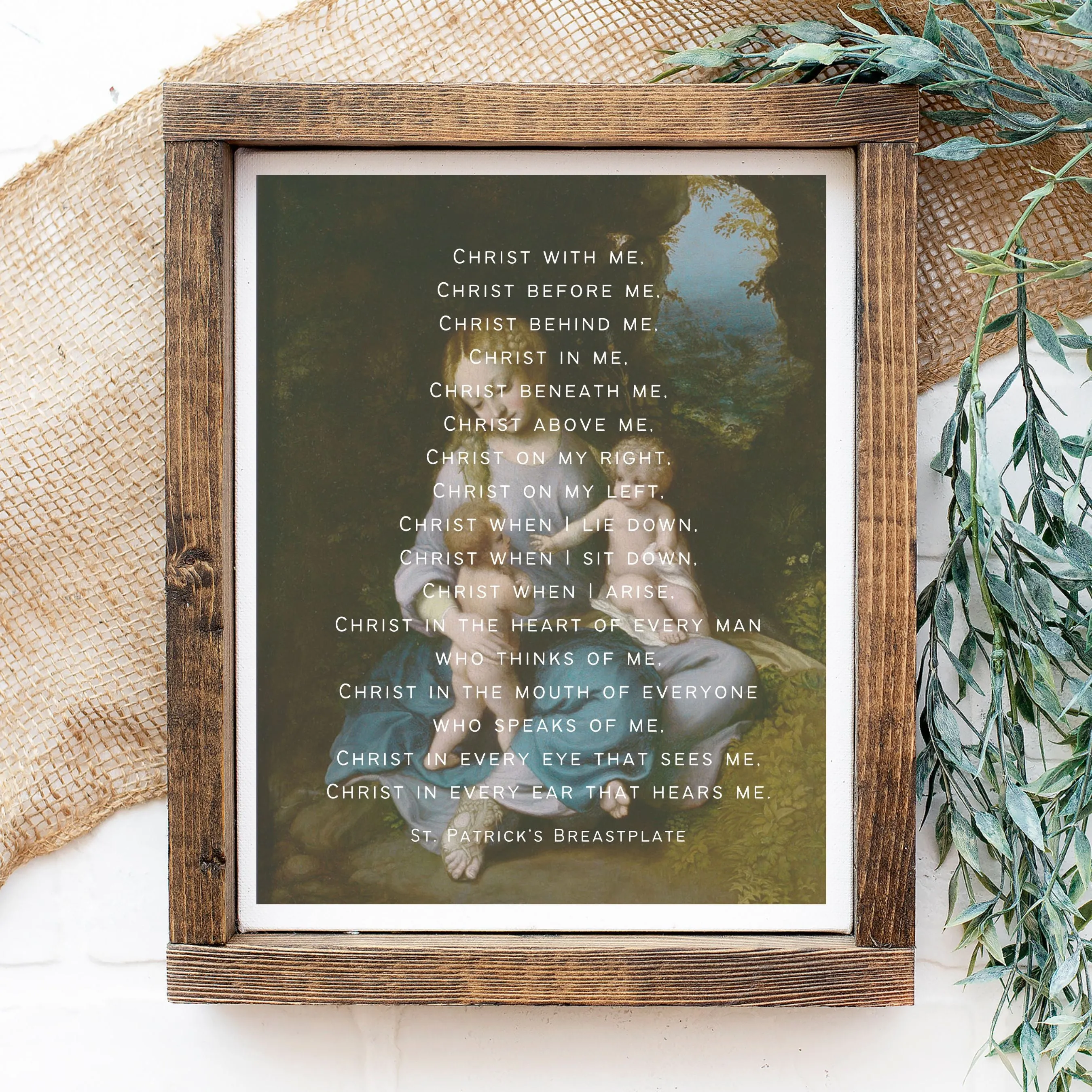 "St Patrick's Breastplate | Artwork" Printable Wall Art