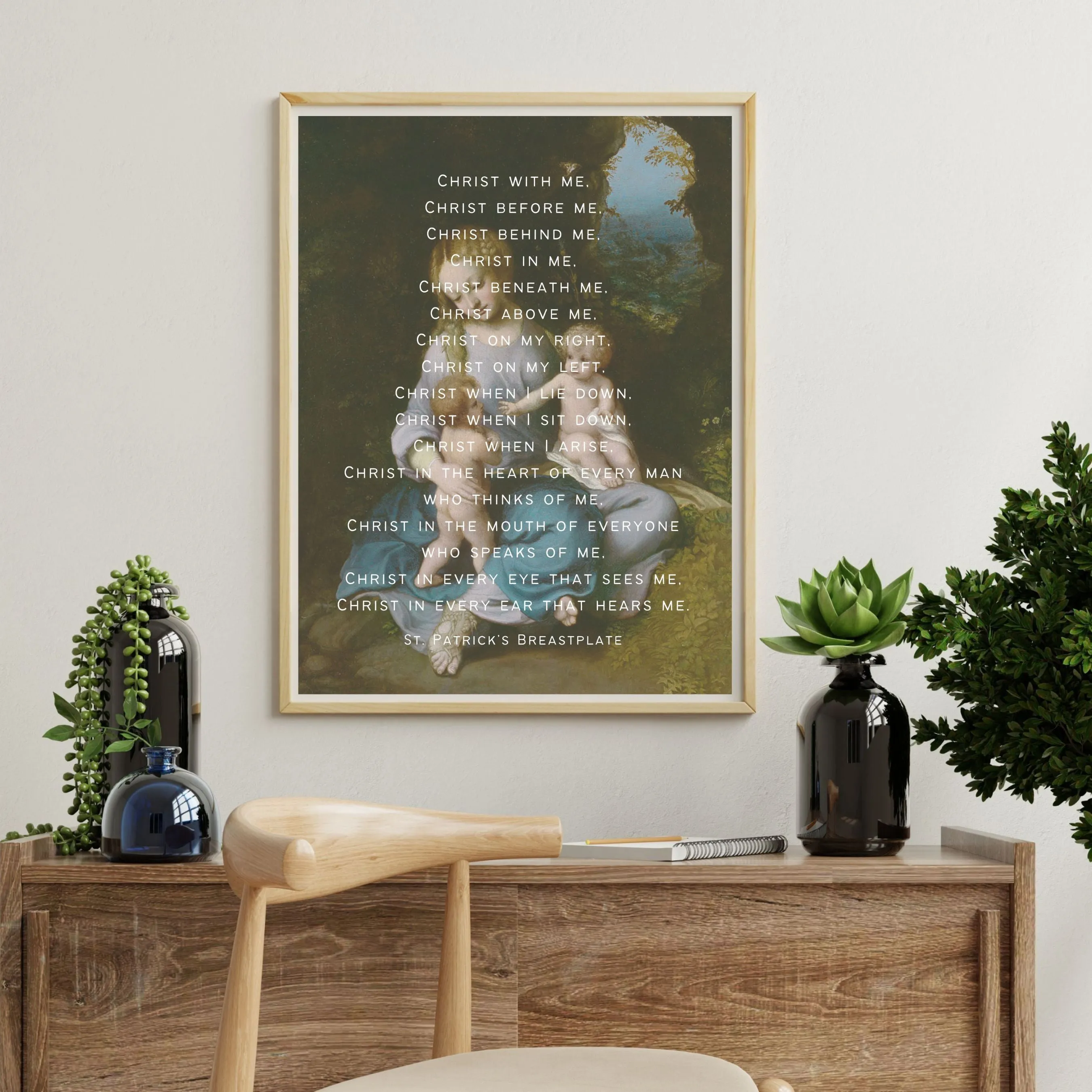 "St Patrick's Breastplate | Artwork" Printable Wall Art