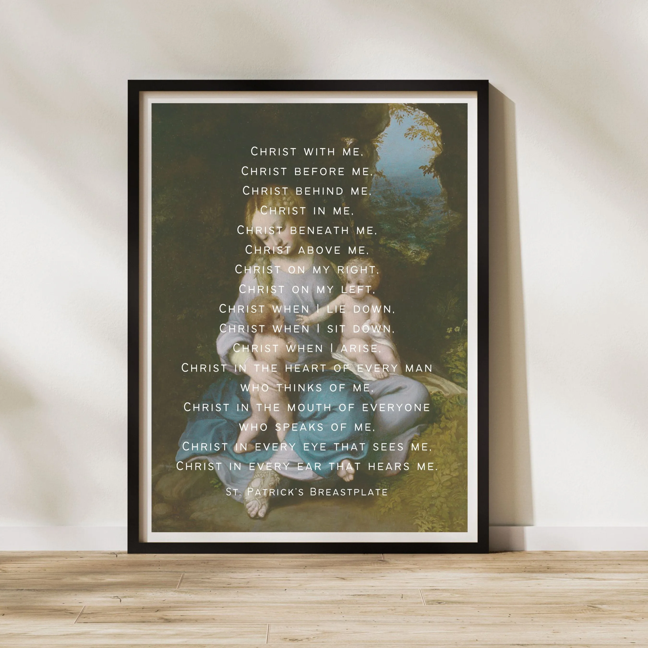 "St Patrick's Breastplate | Artwork" Printable Wall Art