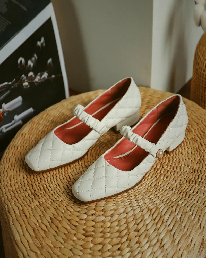 Retro Square Toe Merry Jenny Shoes