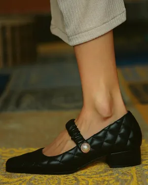 Retro Square Toe Merry Jenny Shoes