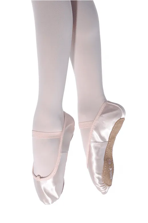 Roch Valley Pink Satin SS/S Ballet Shoe Adult