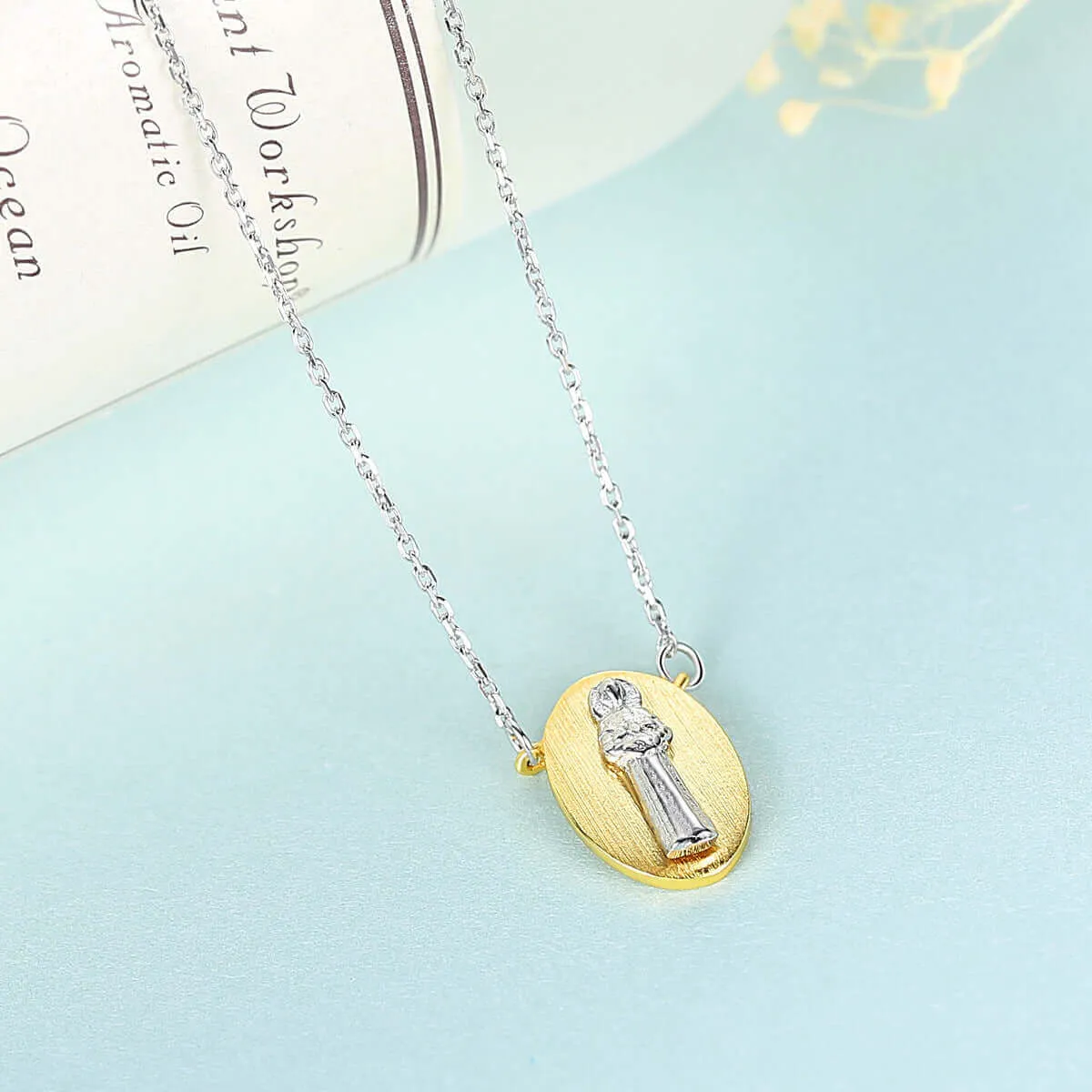 S925 Silver Virgin Mary Chain Virgencita Necklace