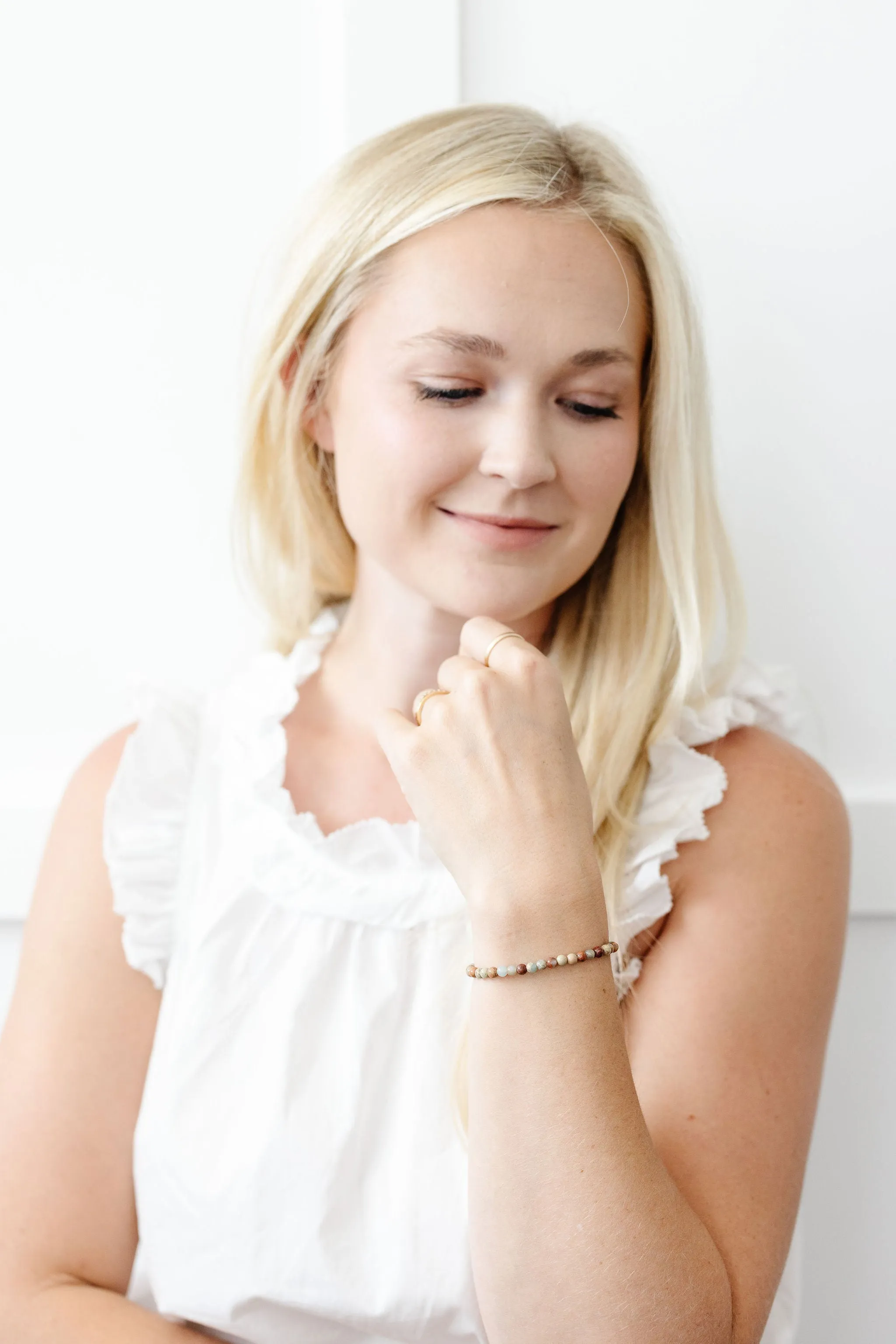 Safari Mom   Mini Bracelet set (4MM Beads)