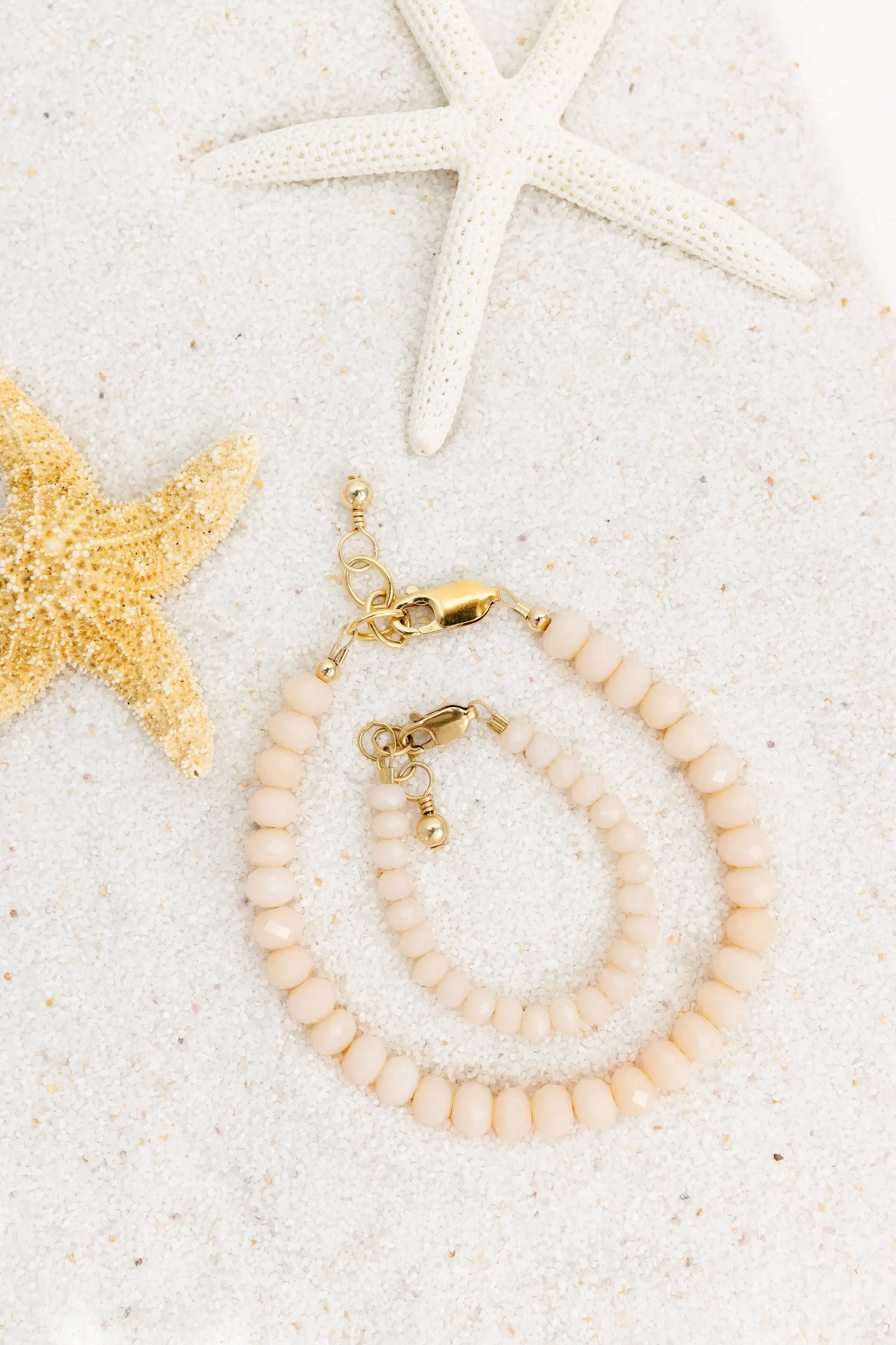 Seashell Mom   Mini Bracelet Set (6MM Beads)