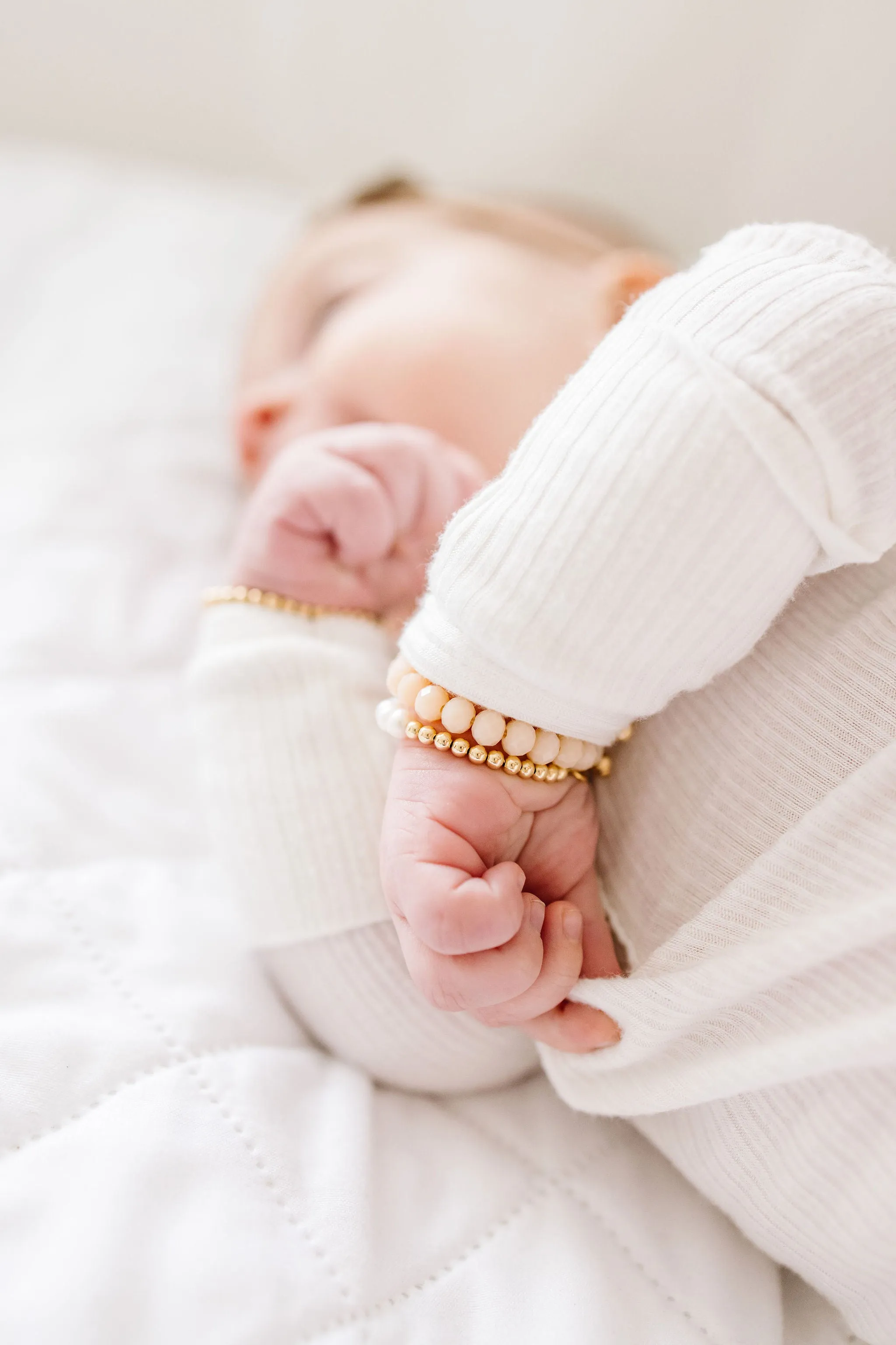 Seashell Mom   Mini Bracelet Set (6MM Beads)
