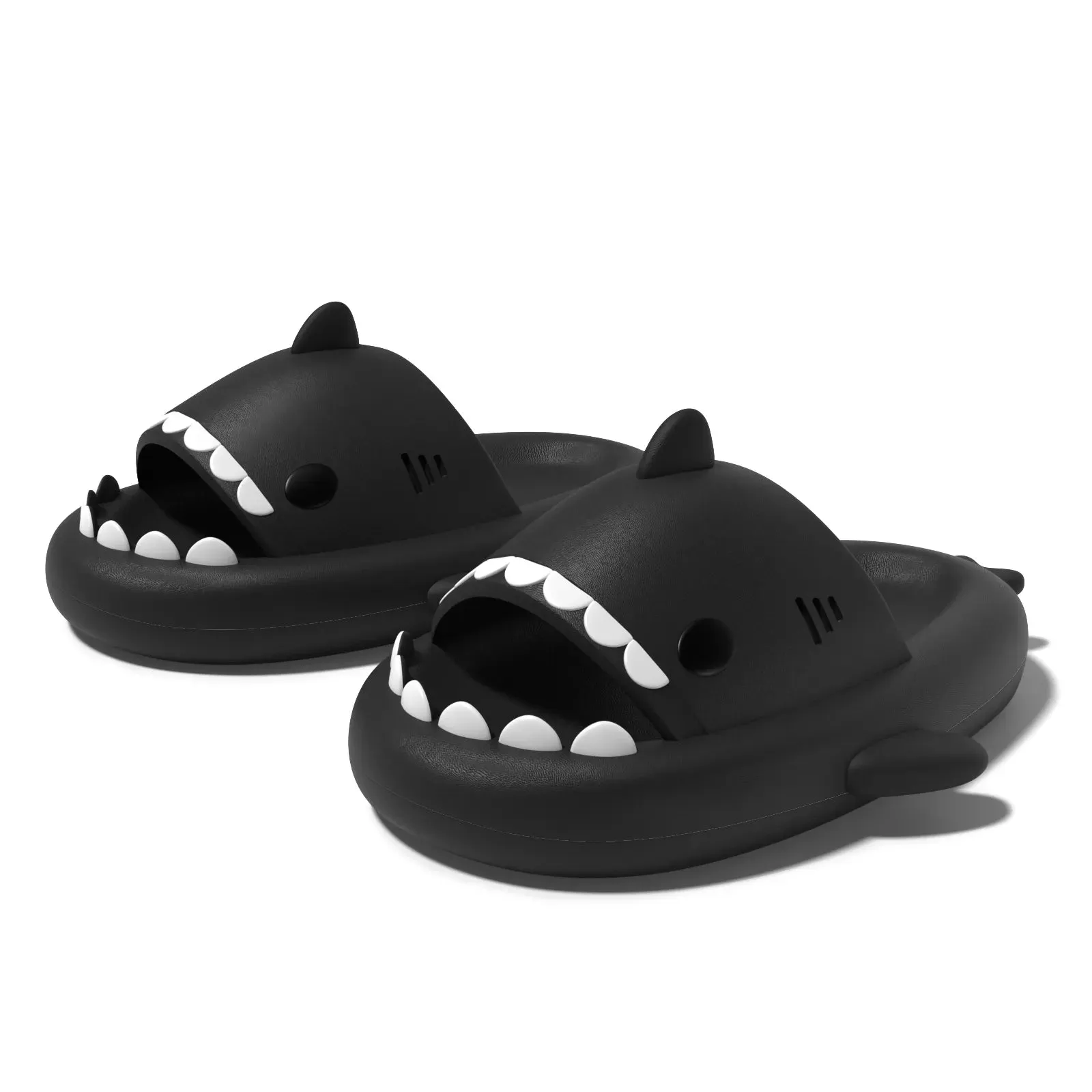 Shark Slippers Anti-skid EVA Solid Color Shoes