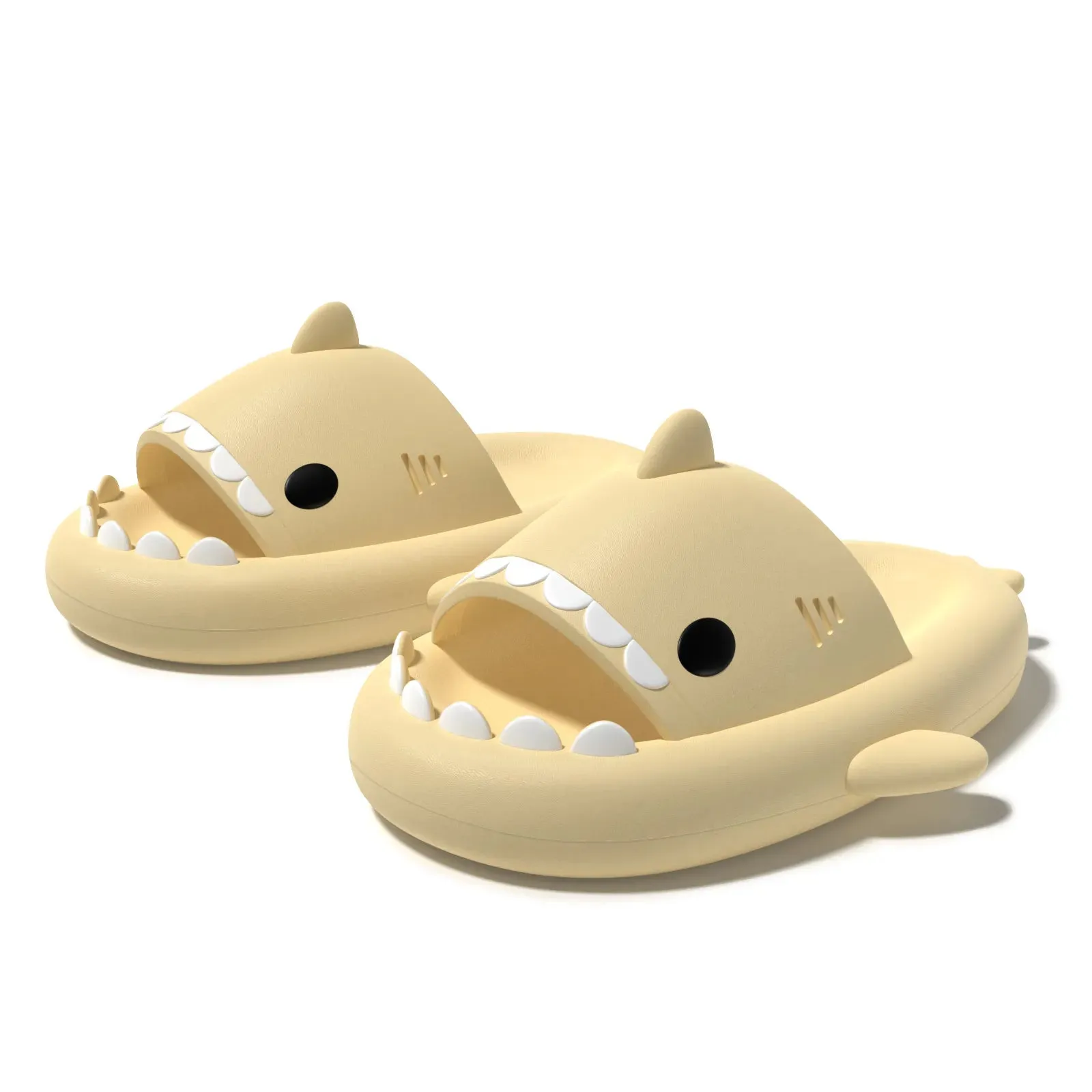Shark Slippers Anti-skid EVA Solid Color Shoes