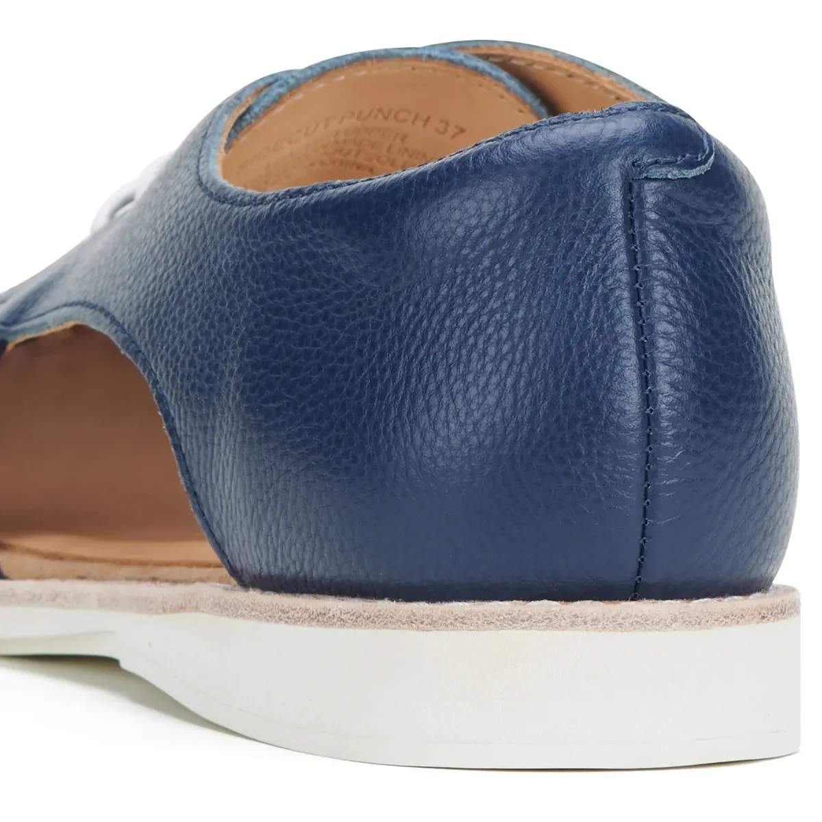 Side Cut Punch Shoe - Navy Tumble