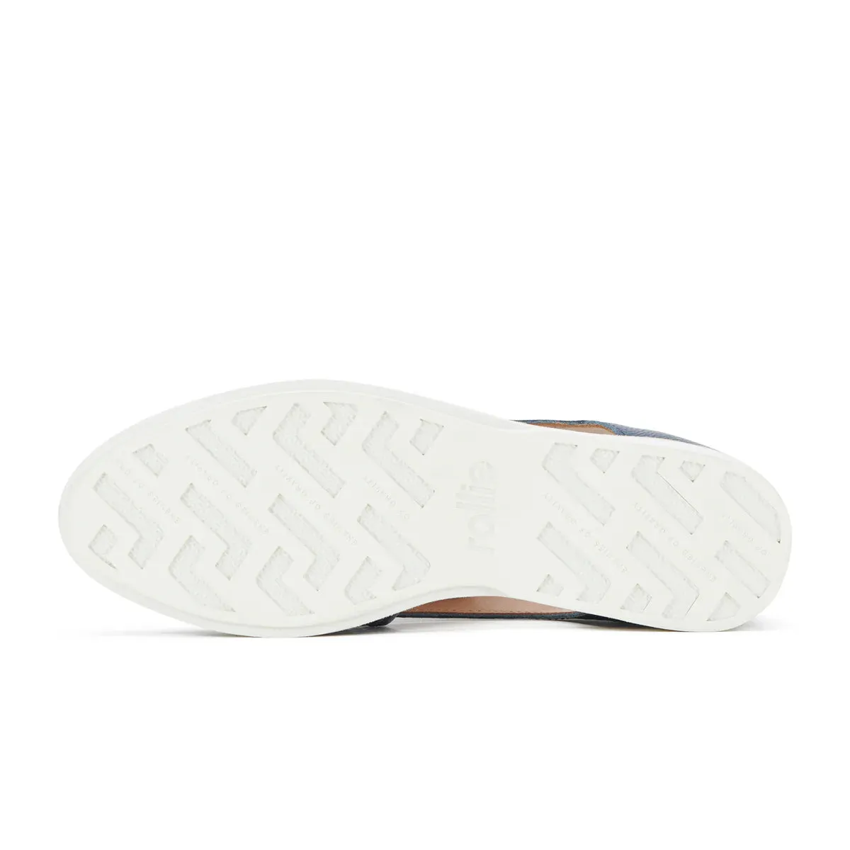 Side Cut Punch Shoe - Navy Tumble