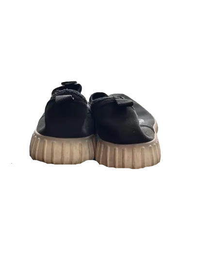 Simon Chang Black Slip On Shoes
