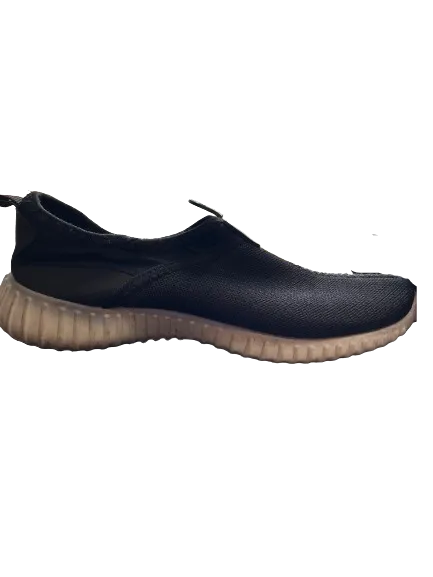 Simon Chang Black Slip On Shoes