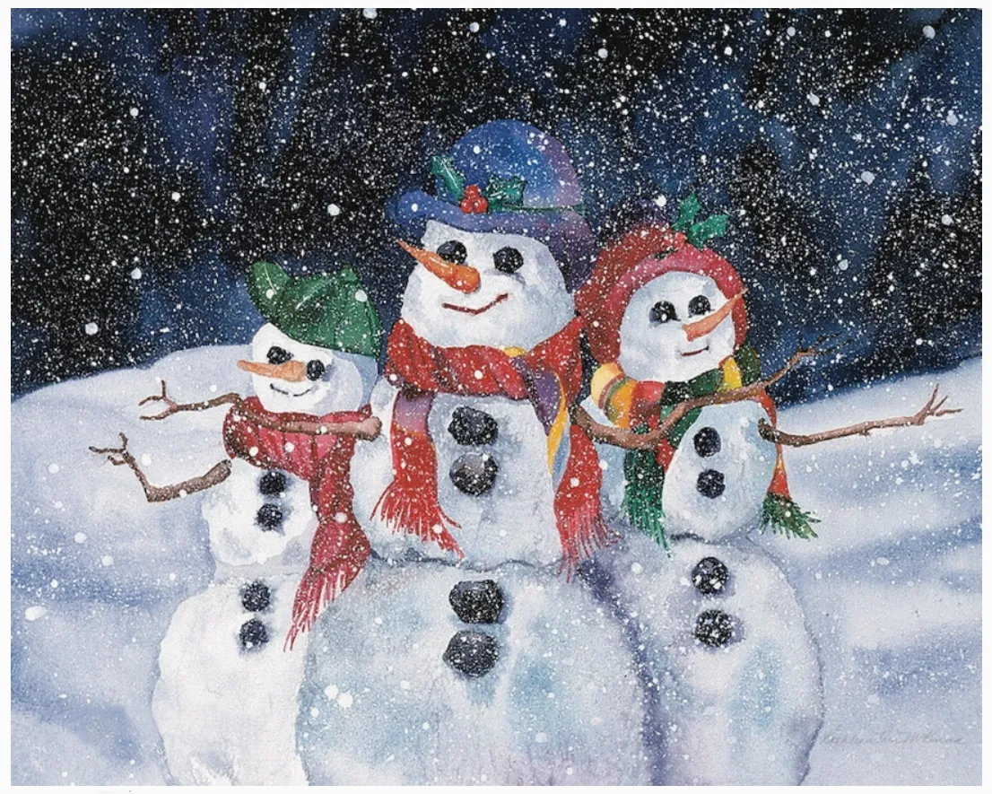 Snowmen by Kathleen Parr Mckenna