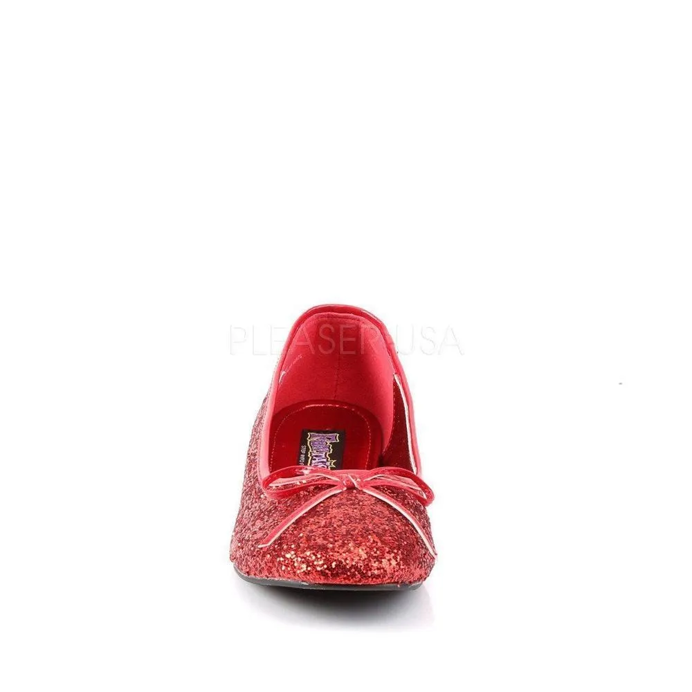 SS-STAR-16G Flat | Red Glitter