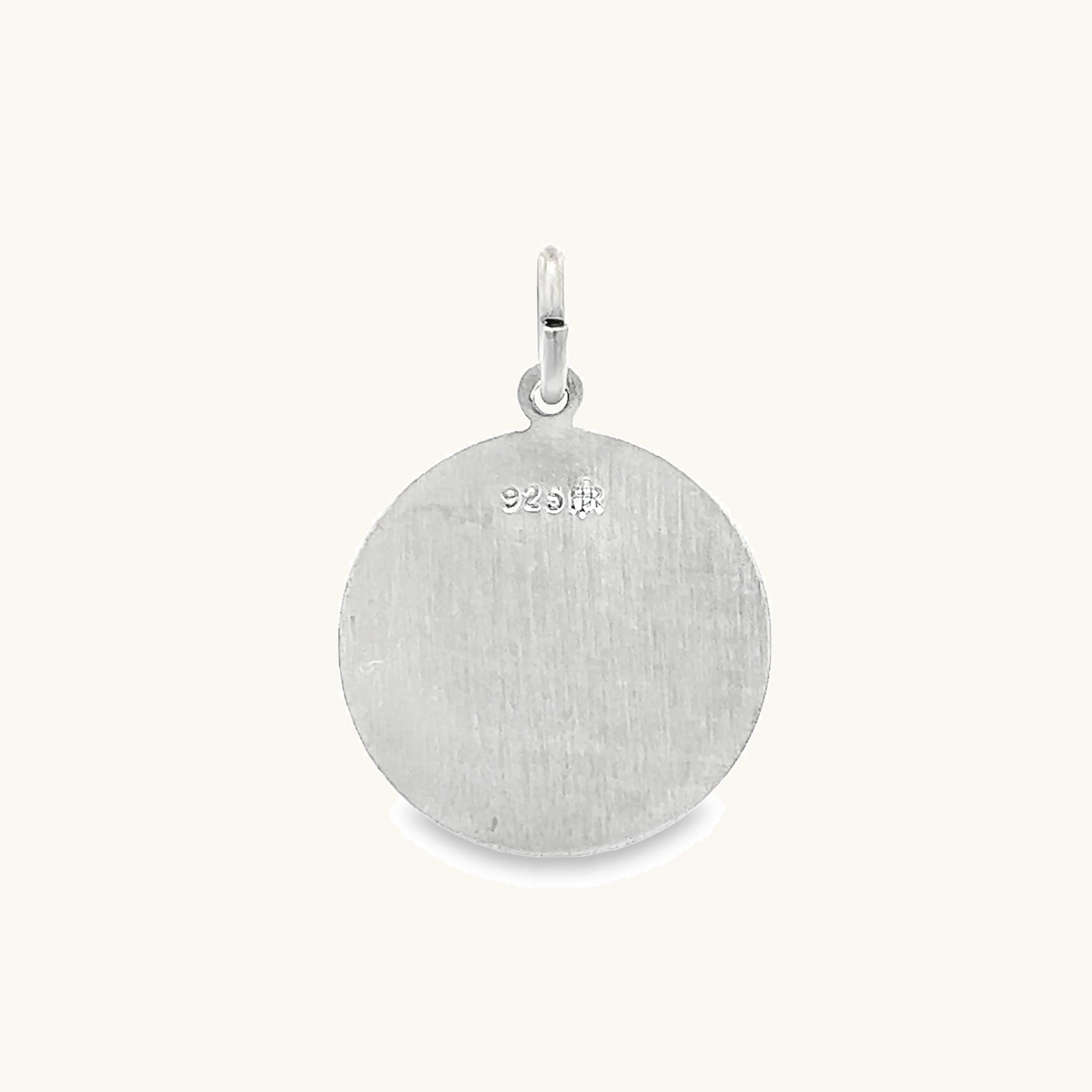 STERLING SILVER OUR LADY OF PERPETUAL HELP MEDAL | ROUND