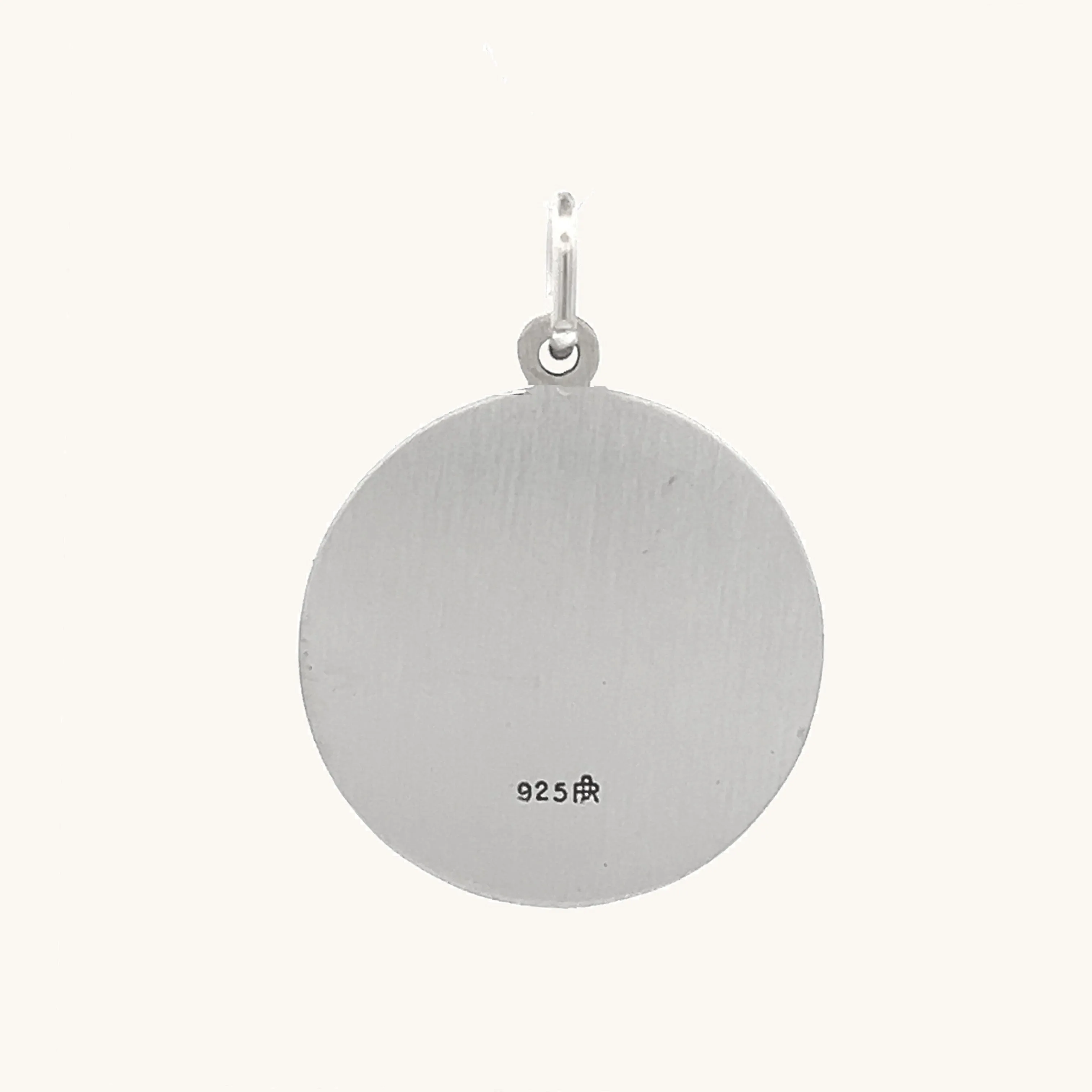 STERLING SILVER OUR LADY OF PERPETUAL HELP MEDAL | ROUND