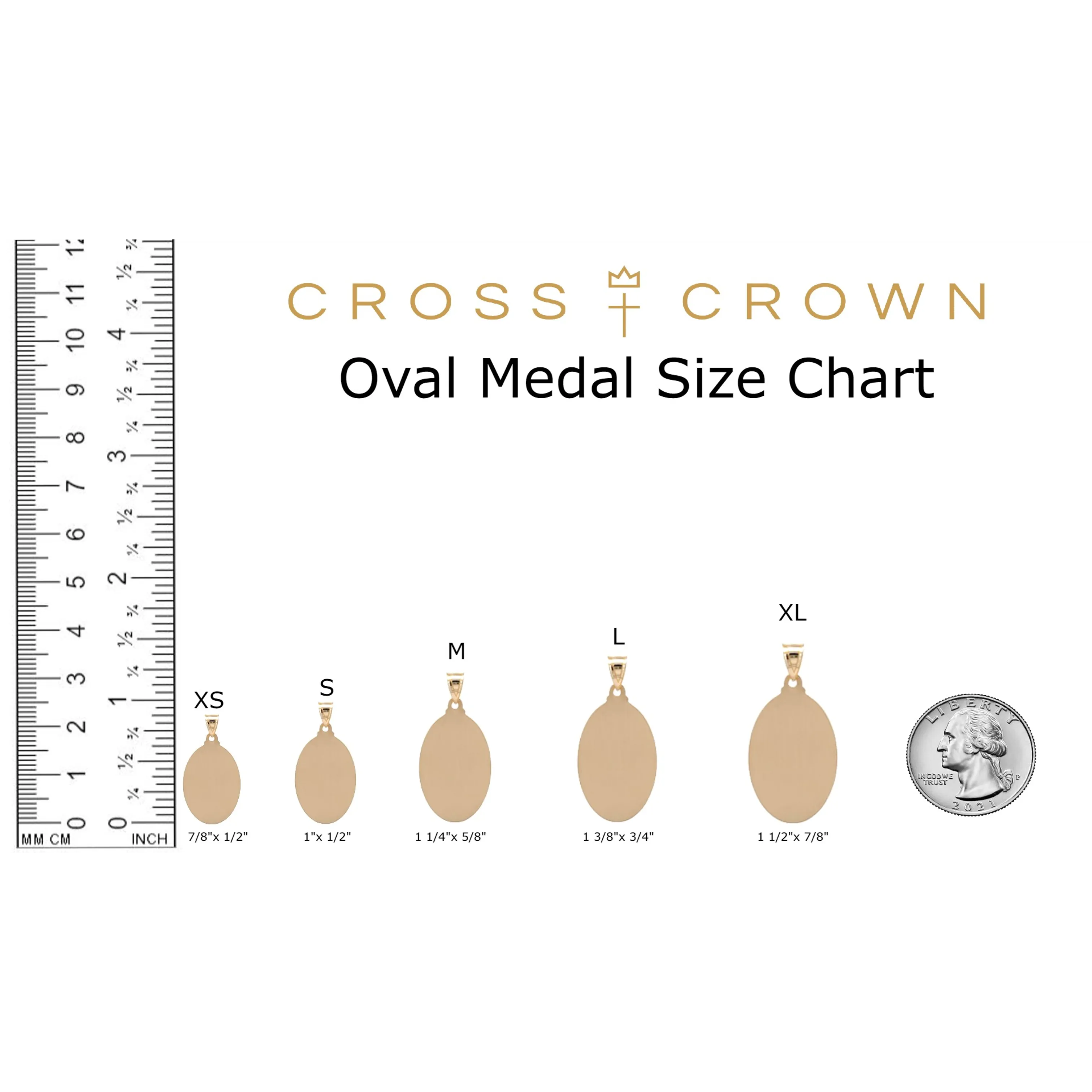 STERLING SILVER RAISED MIRACULOUS FIGURE MEDAL | OVAL