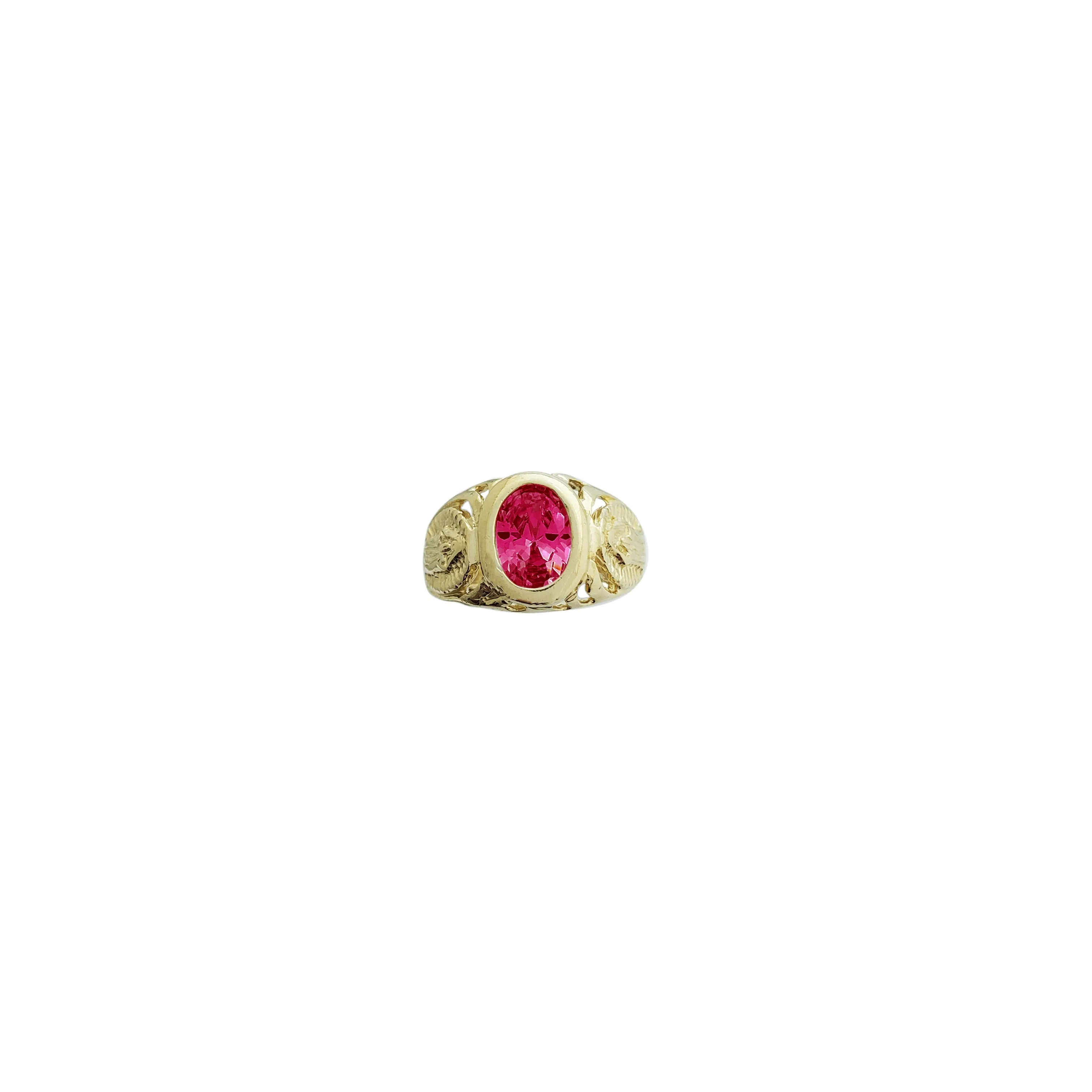 Stone Baby-Sized Virgin Mary Ring (14K)