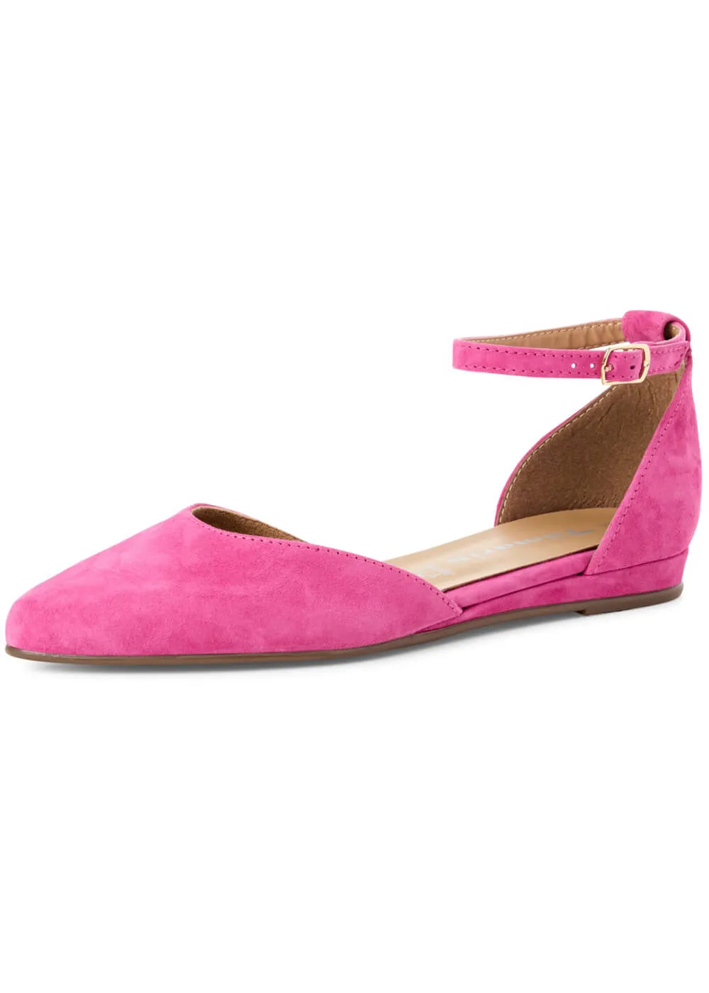 Tamaris Dorine Leather 50's Sandal Pink