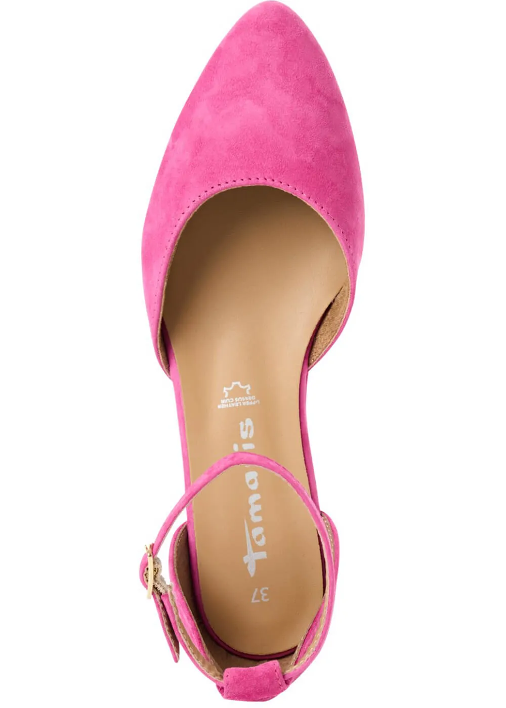 Tamaris Dorine Leather 50's Sandal Pink