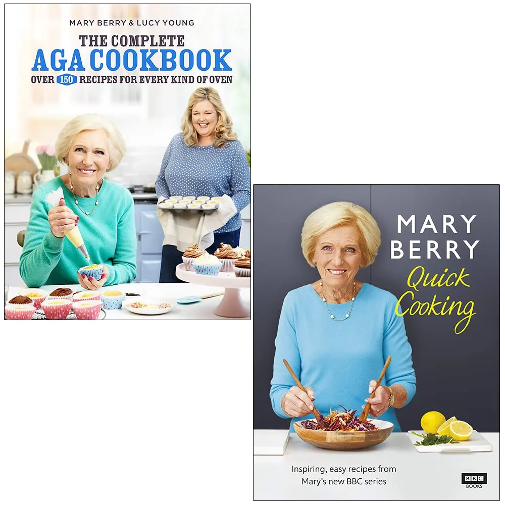 The Complete Aga Cookbook & Mary Berry’s Quick Cooking 2 Books Collection Set
