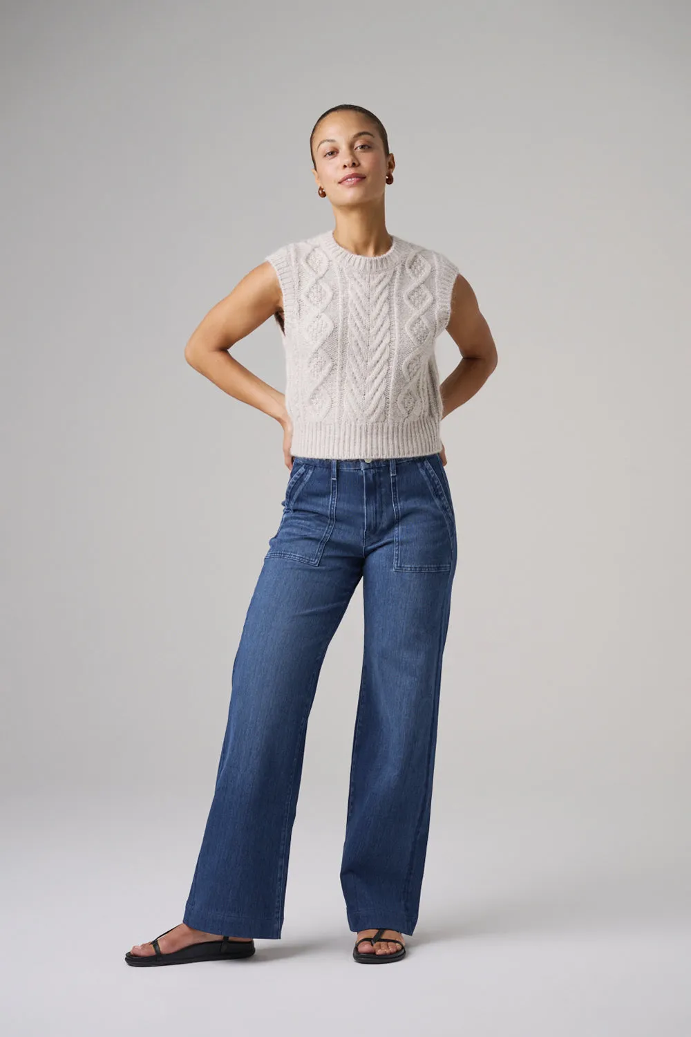 The Malibu Wide Baker  |  Coastal Blue