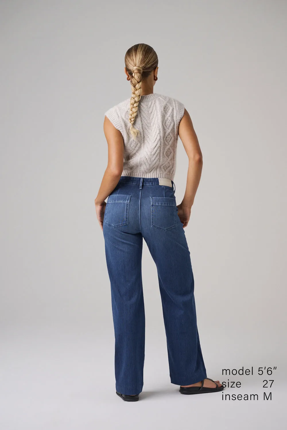 The Malibu Wide Baker  |  Coastal Blue