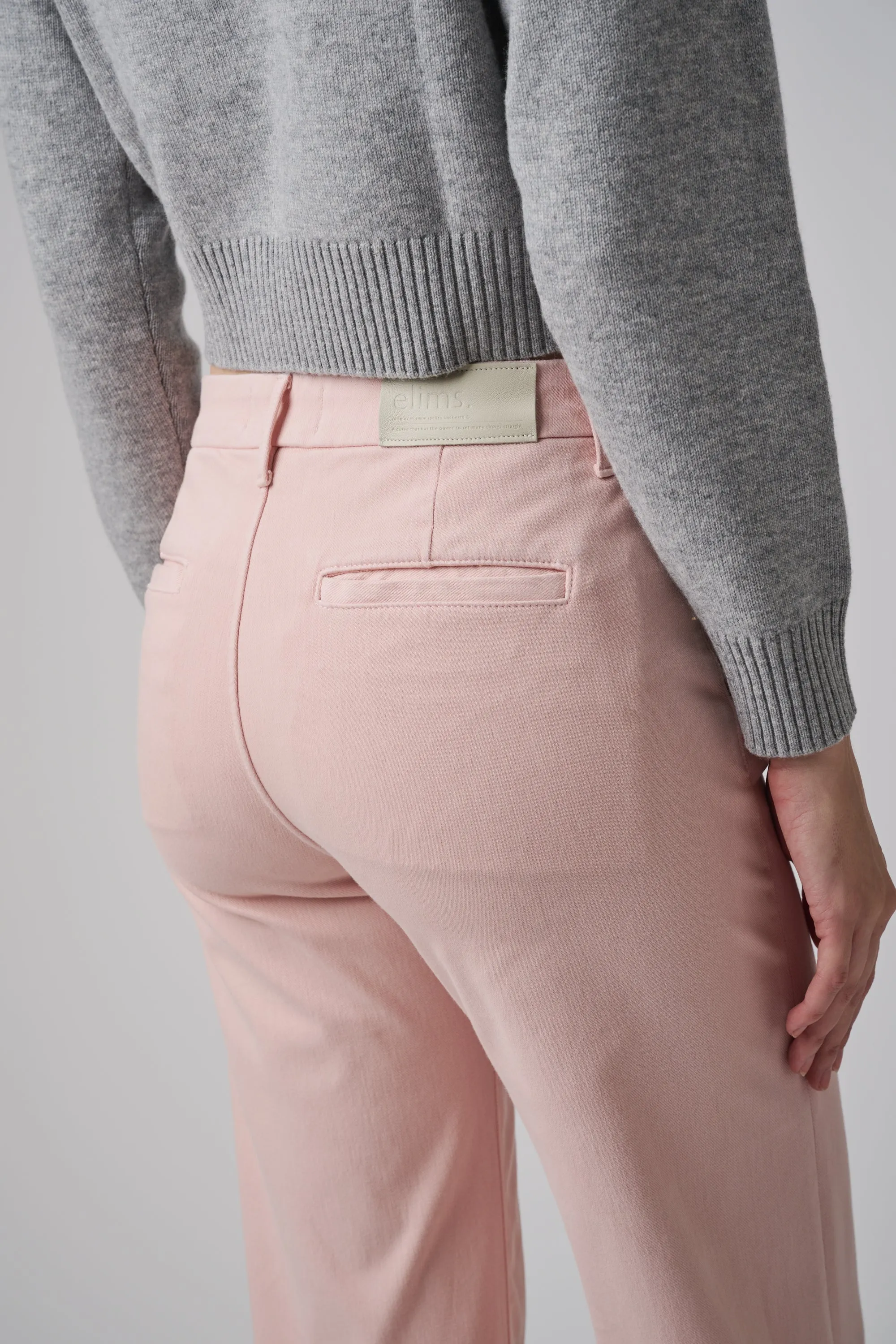 The Malibu Wide Chino  |  Powdered Rose