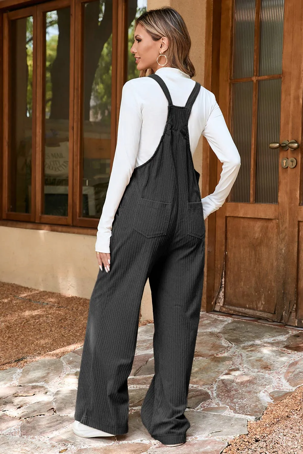 The Mary Corduroy Overall in Olive