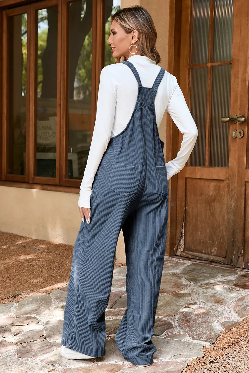 The Mary Corduroy Overall in Olive