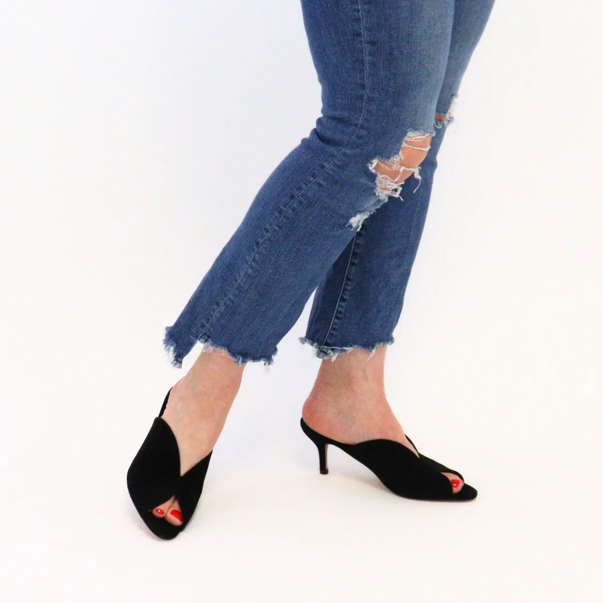 Valentine Suede Black