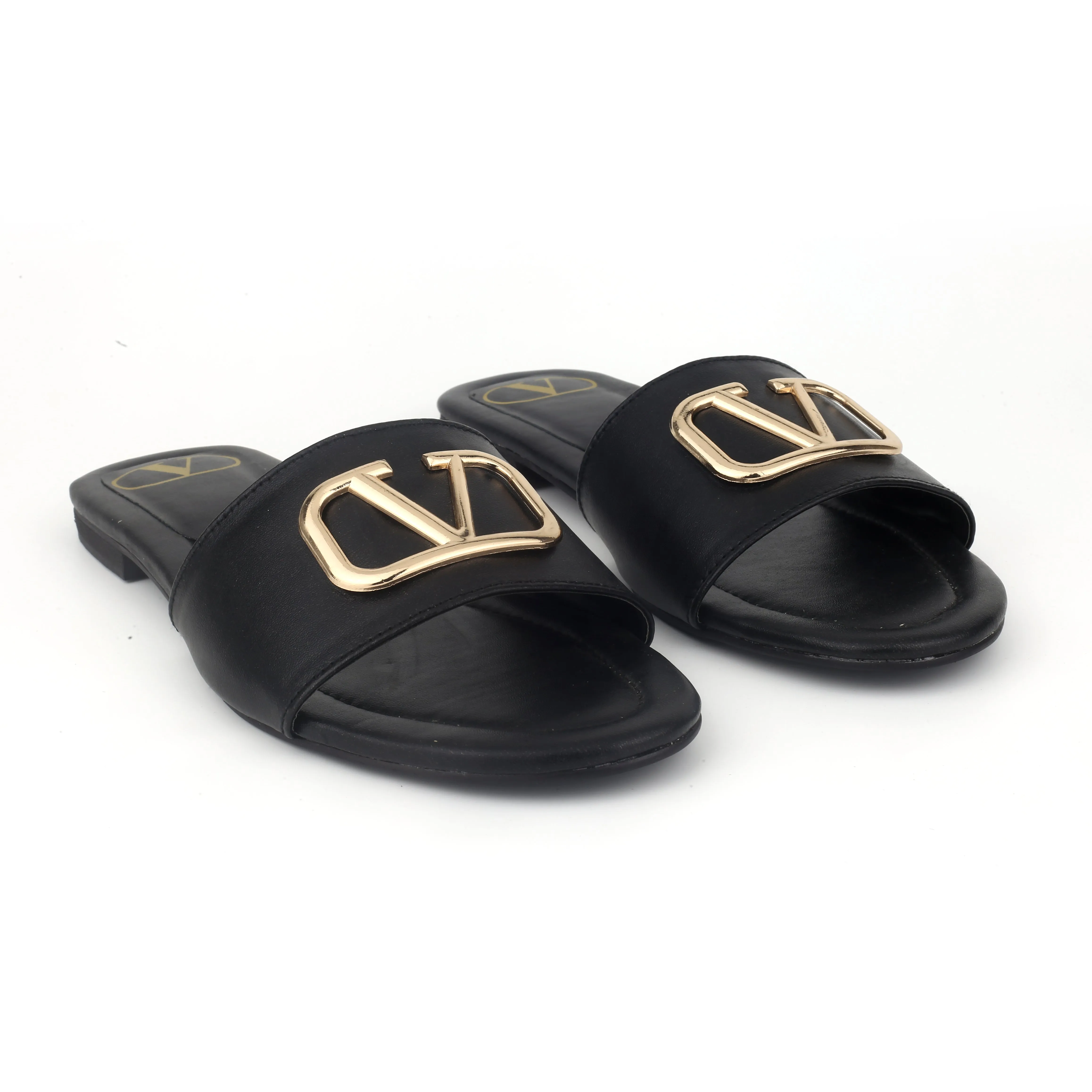 Valntino Basic Flats (Black)
