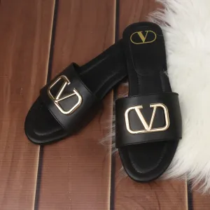 Valntino Basic Flats (Black)